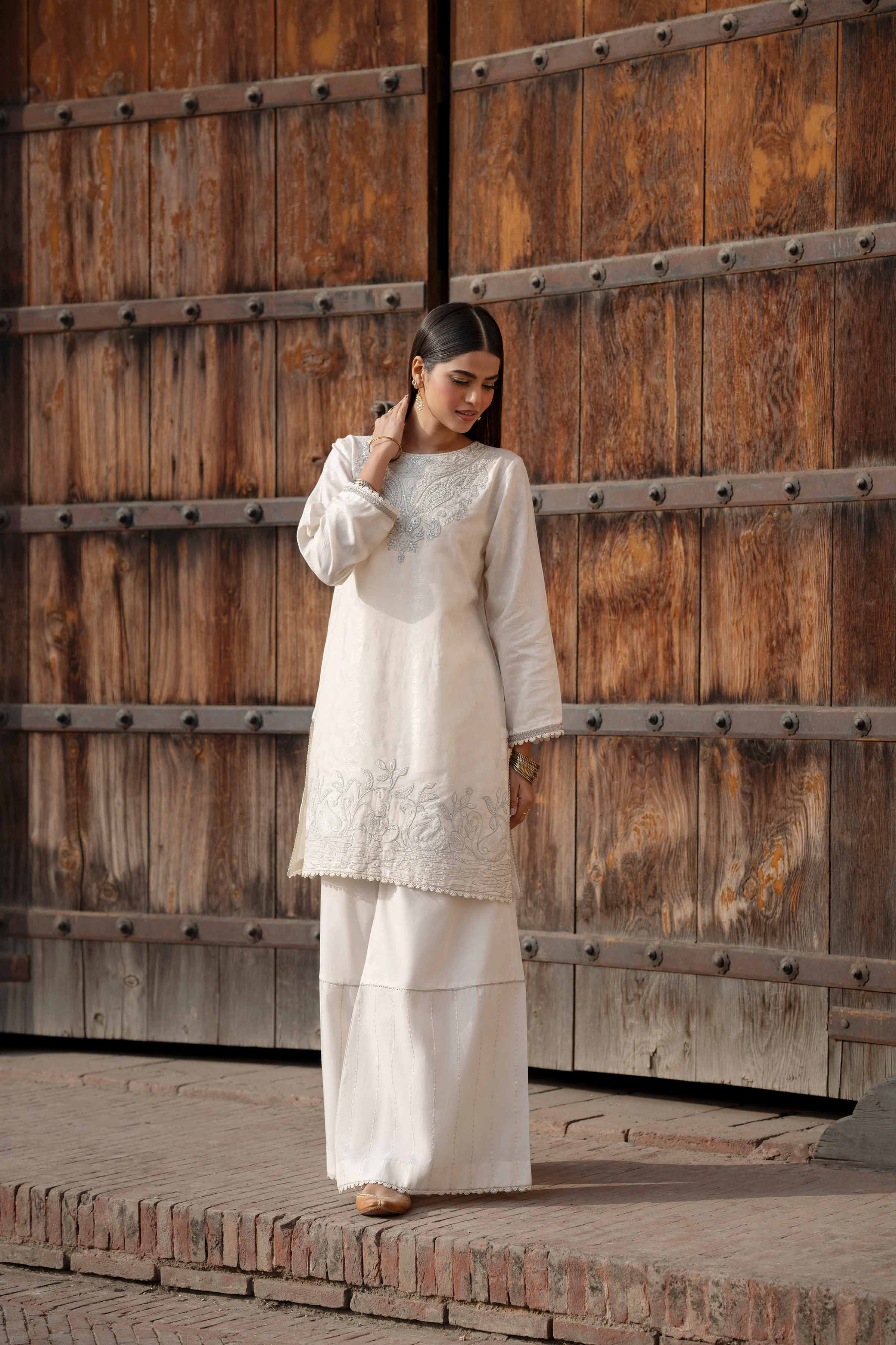 2 Piece - Embroidered Suit - PFE25-14 for Women - Pret Collection | Nishat | Shop Online