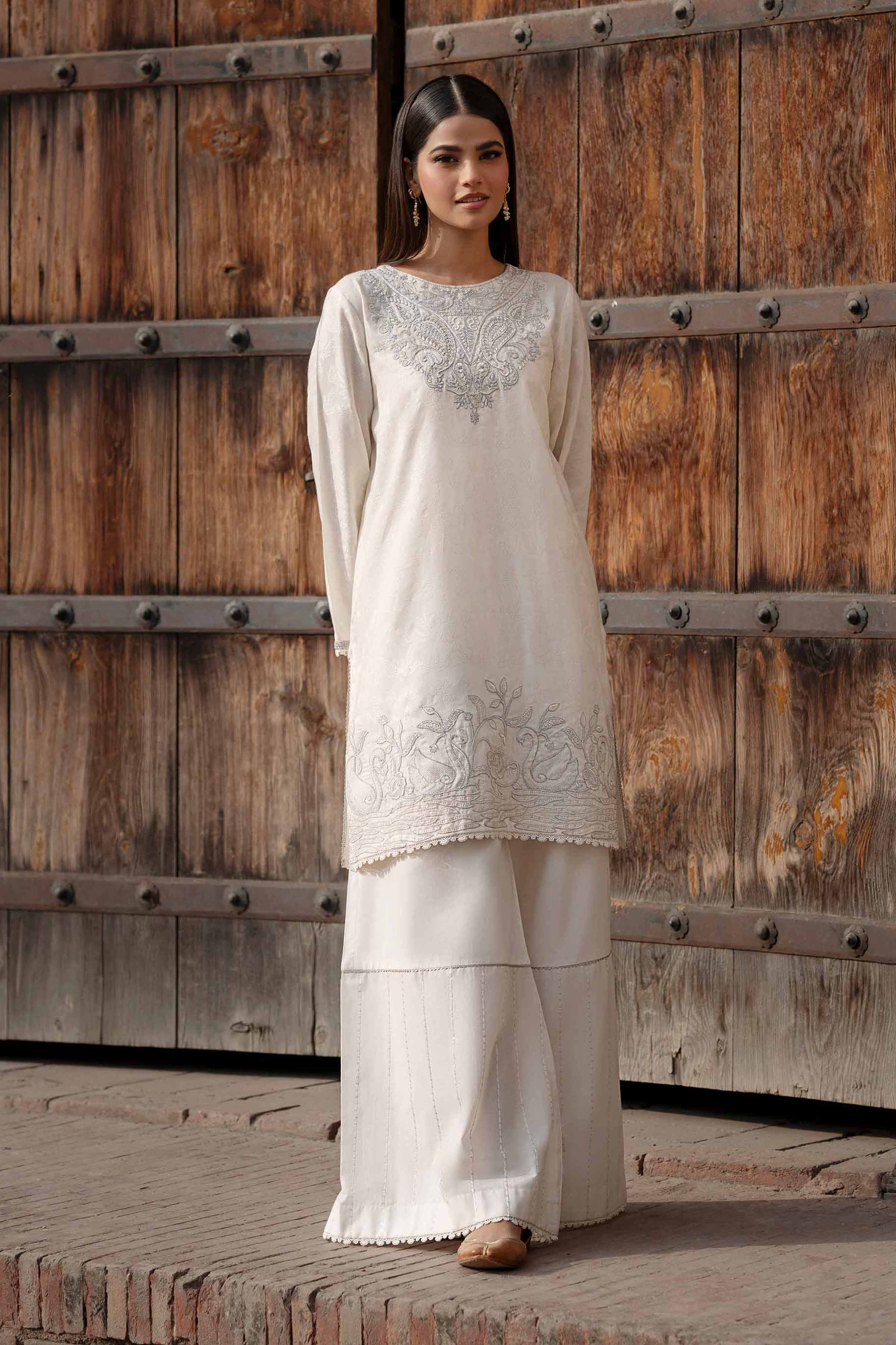 2 Piece - Embroidered Suit - PFE25-14 for Women - Pret Collection | Nishat | Shop Online