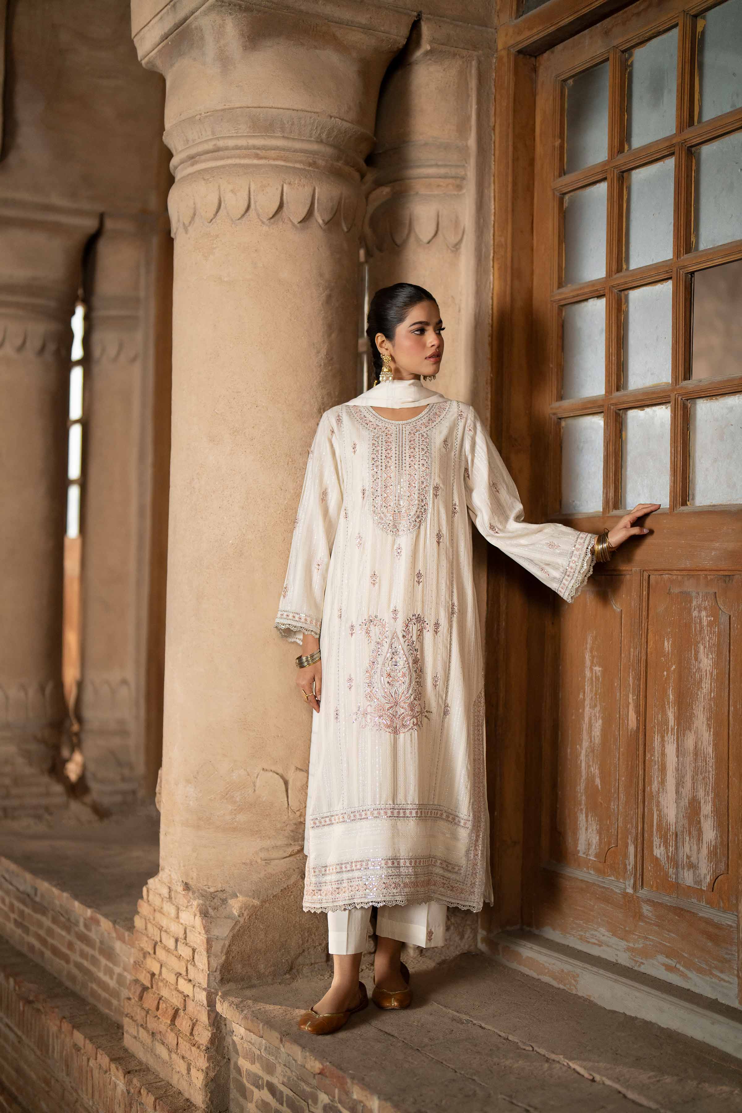 3 Piece - Embroidered Suit - PFE25-16