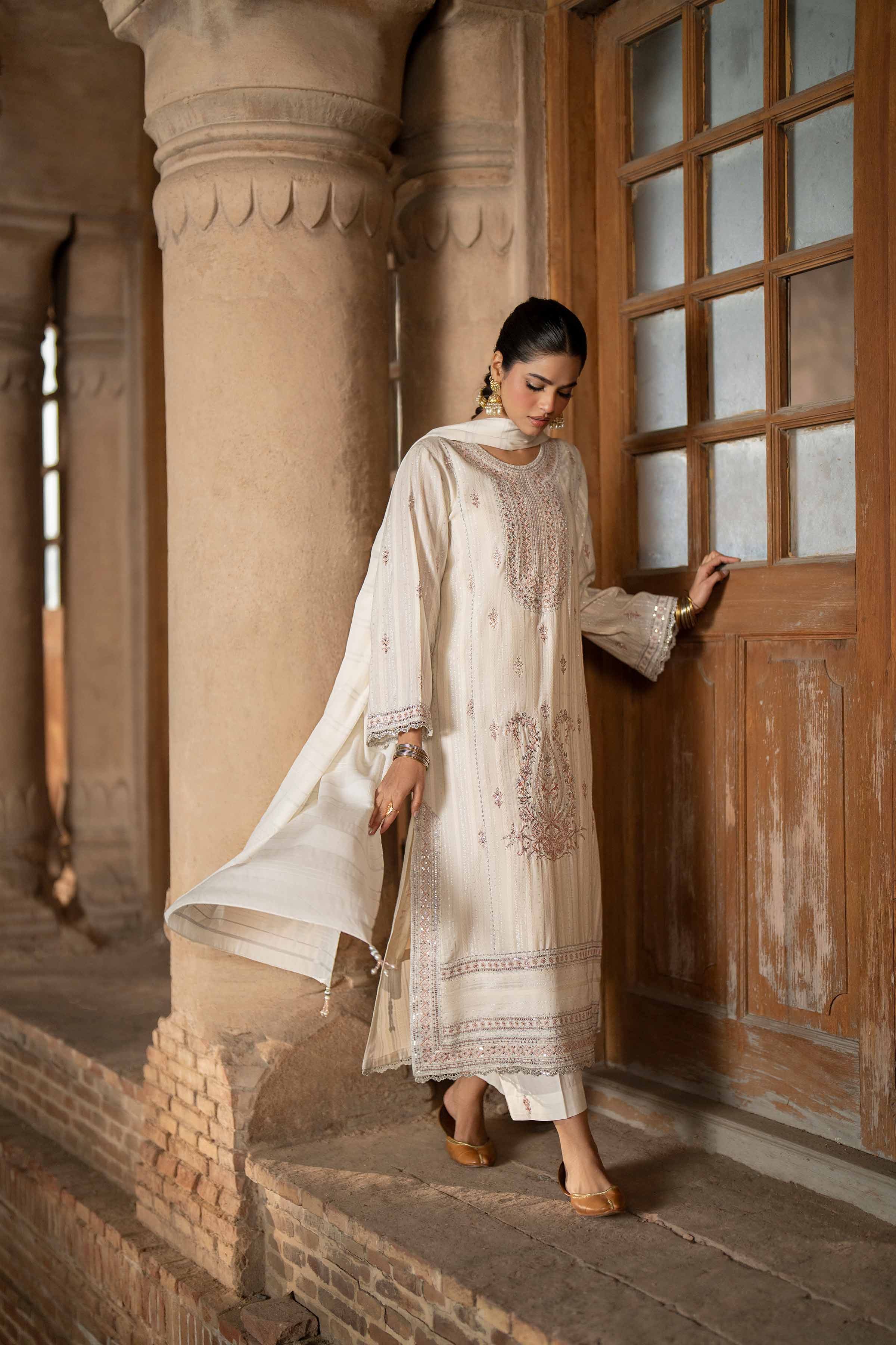 3 Piece - Embroidered Suit - PFE25-16