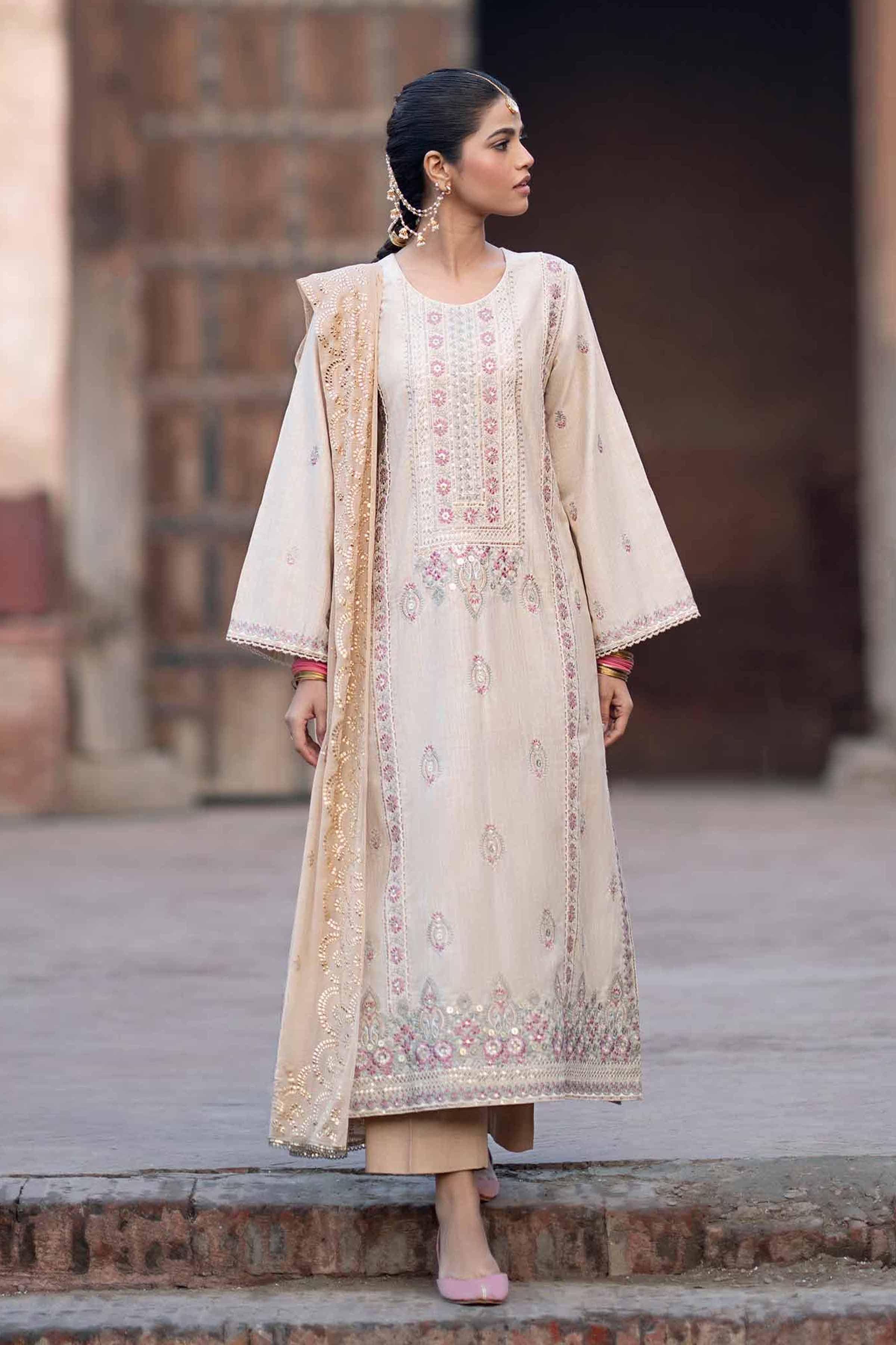 3 Piece - Embroidered Suit - PFE25-21 for Women - Pret Collection | Nishat | Shop Online
