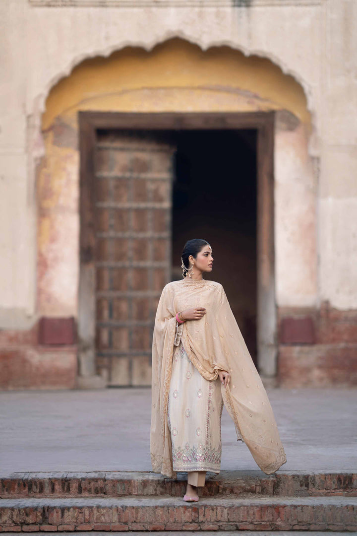 3 Piece - Embroidered Suit - PFE25-21 for Women - Pret Collection | Nishat | Shop Online