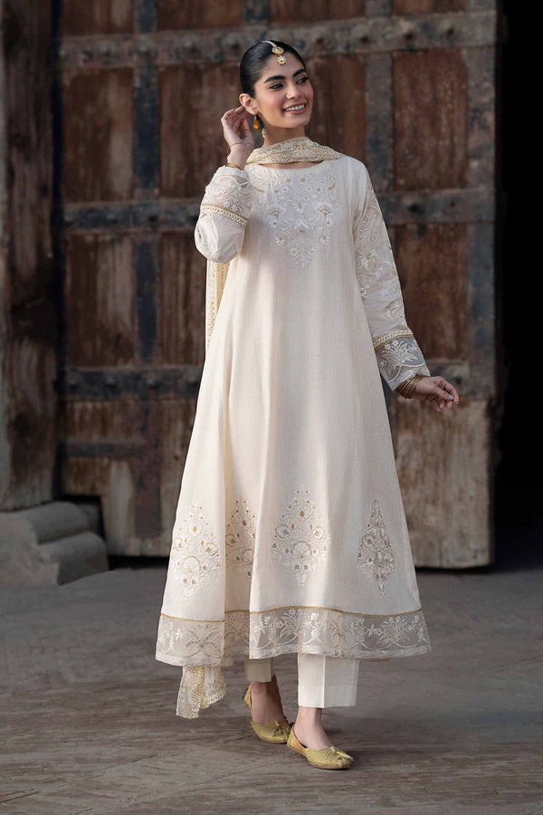 3 Piece - Embroidered Suit - PFE25-27