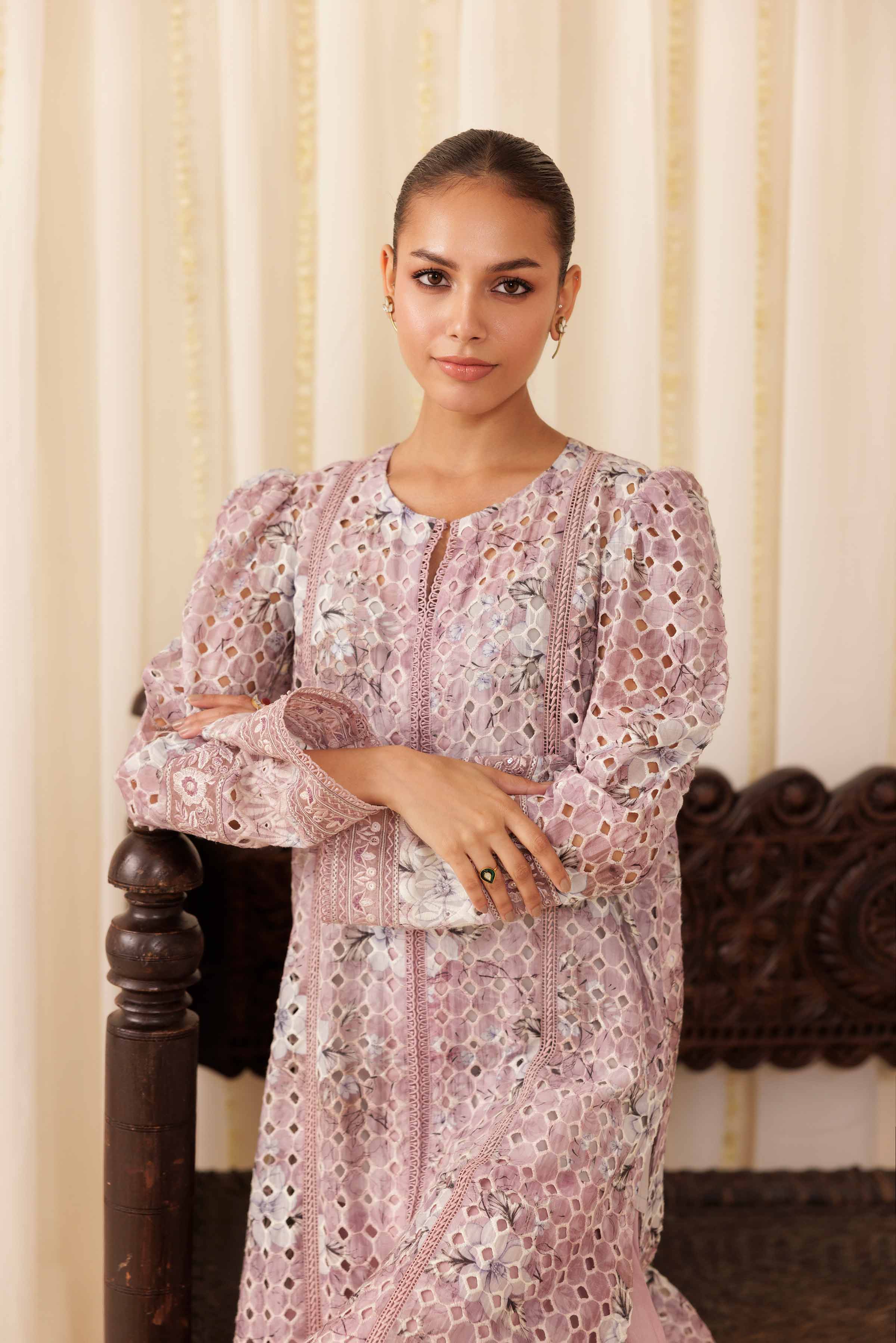 2 Piece - Embroidered Suit - PFE25-32 - for Women - Pret Collection | Nishat | Shop Online