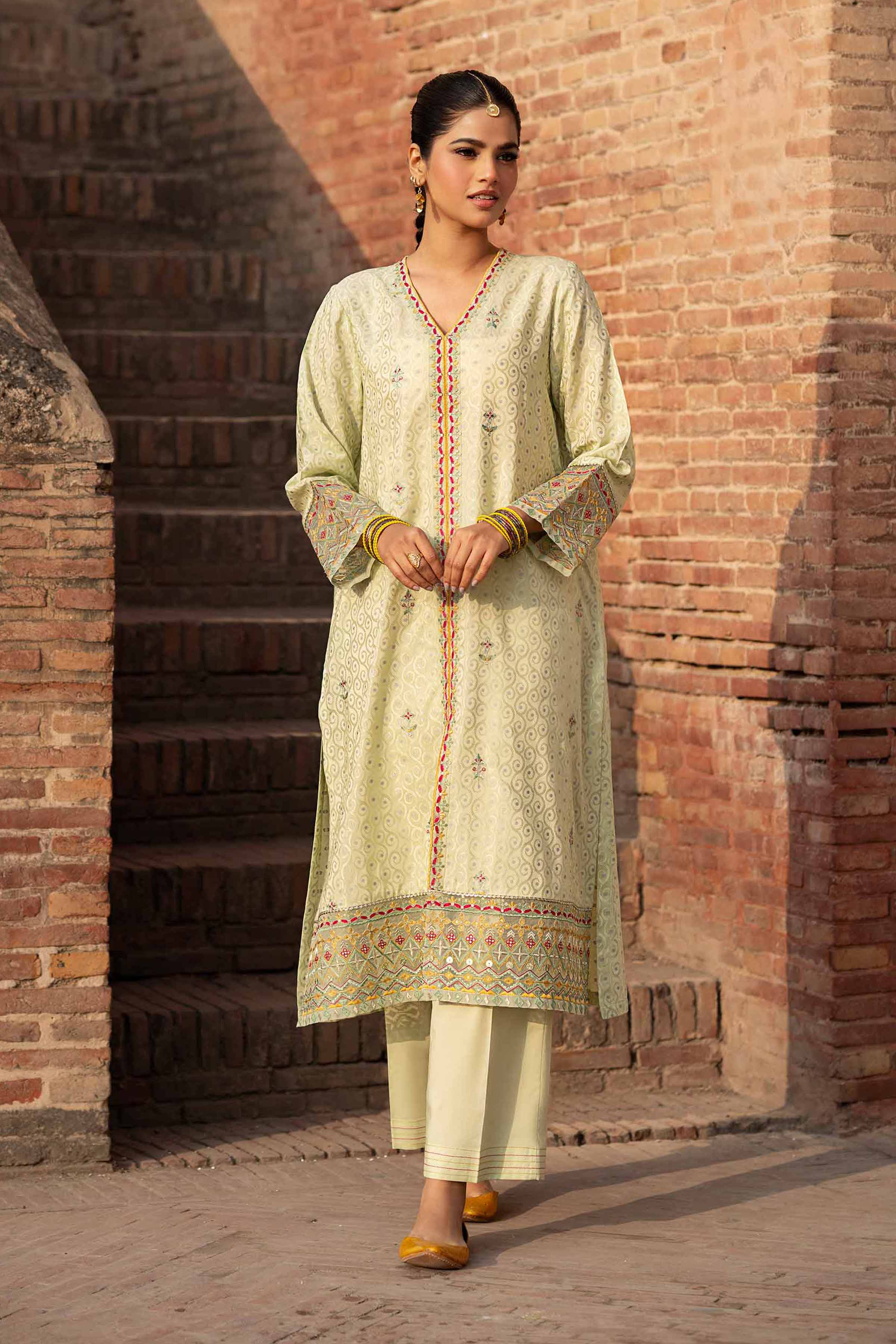 2 Piece - Embroidered Suit - PFE25-36