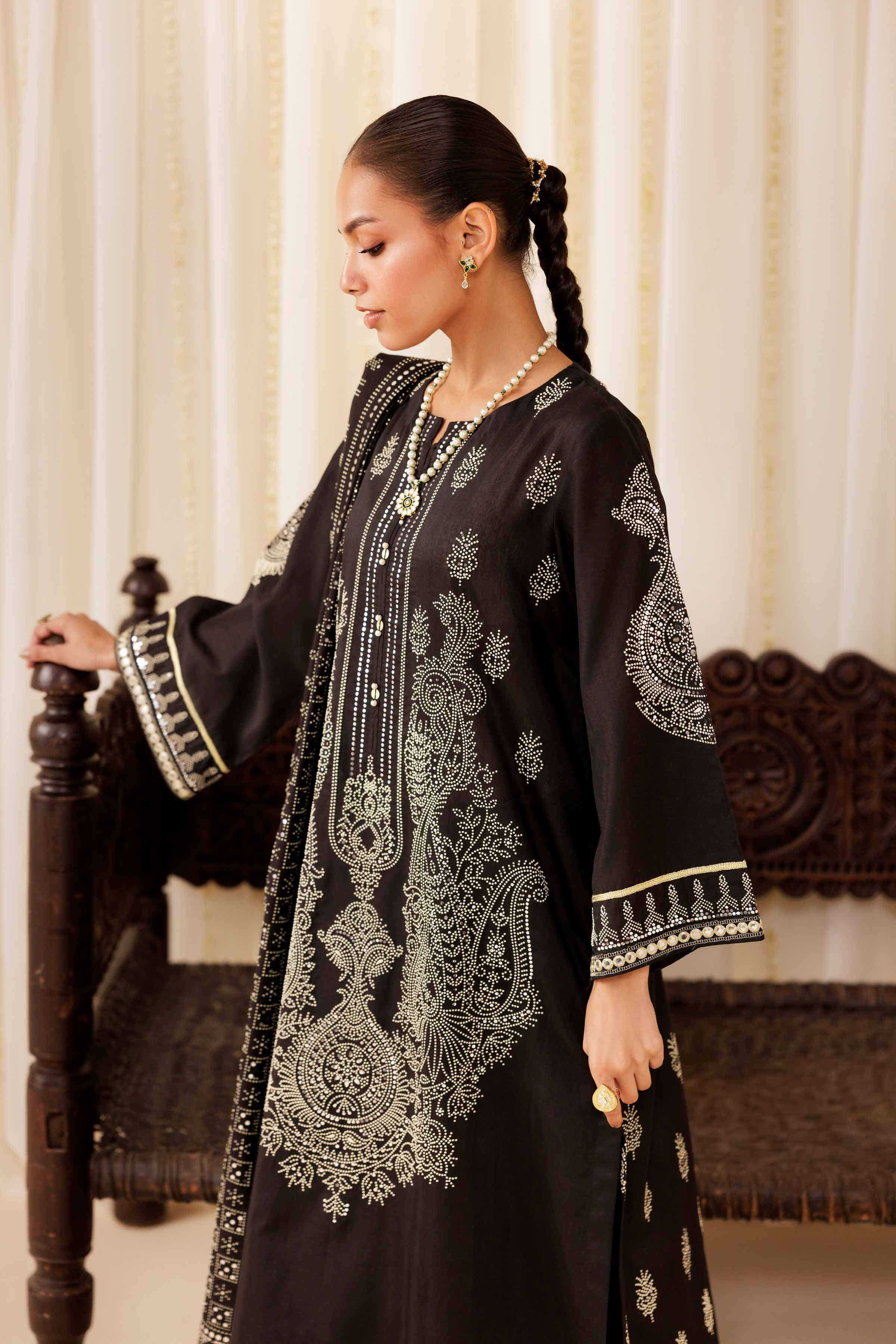 3 Piece - Basic Suit - PFE25-52 - for Women - Pret Collection | Nishat | Shop Online