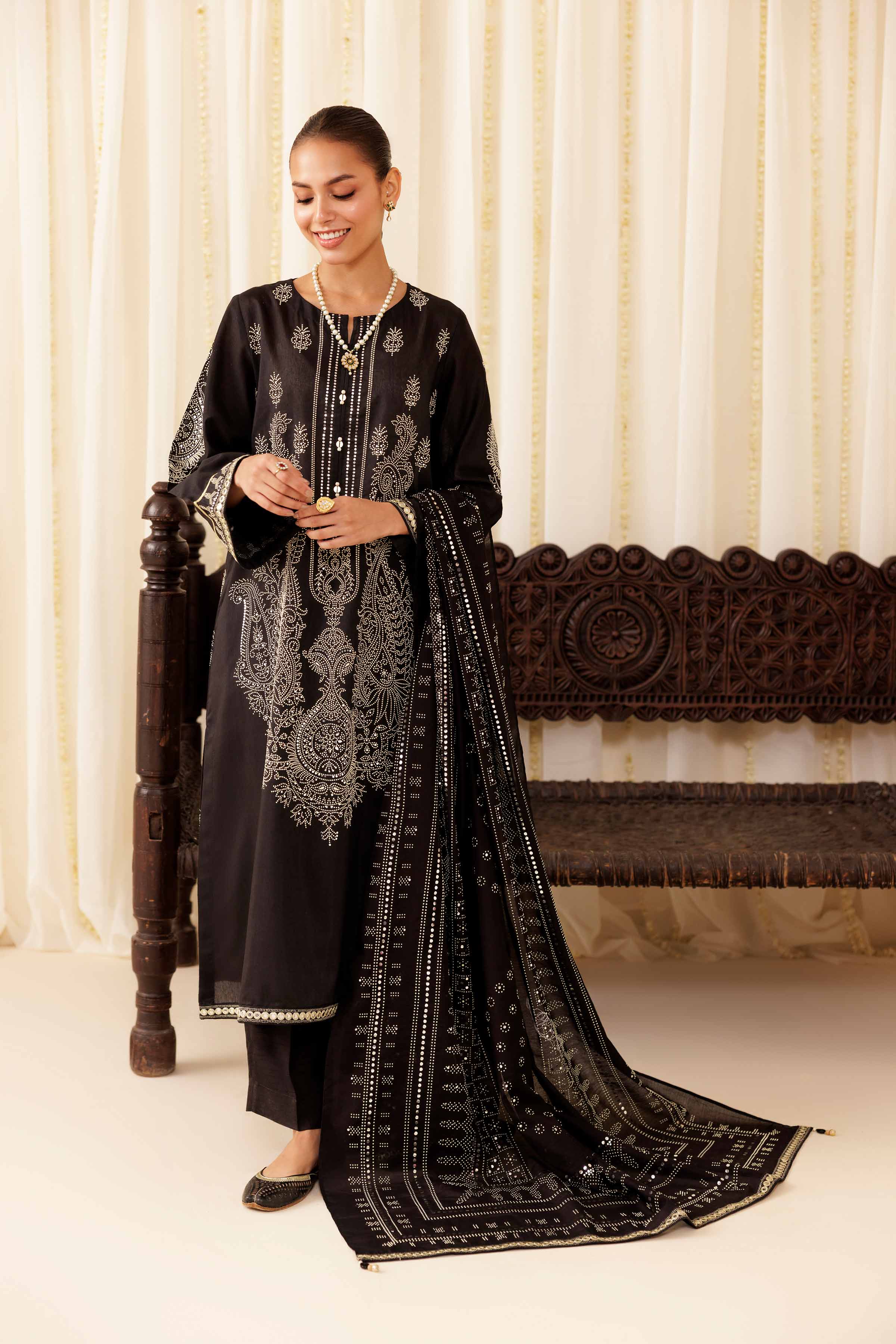 3 Piece - Basic Suit - PFE25-52 - for Women - Pret Collection | Nishat | Shop Online