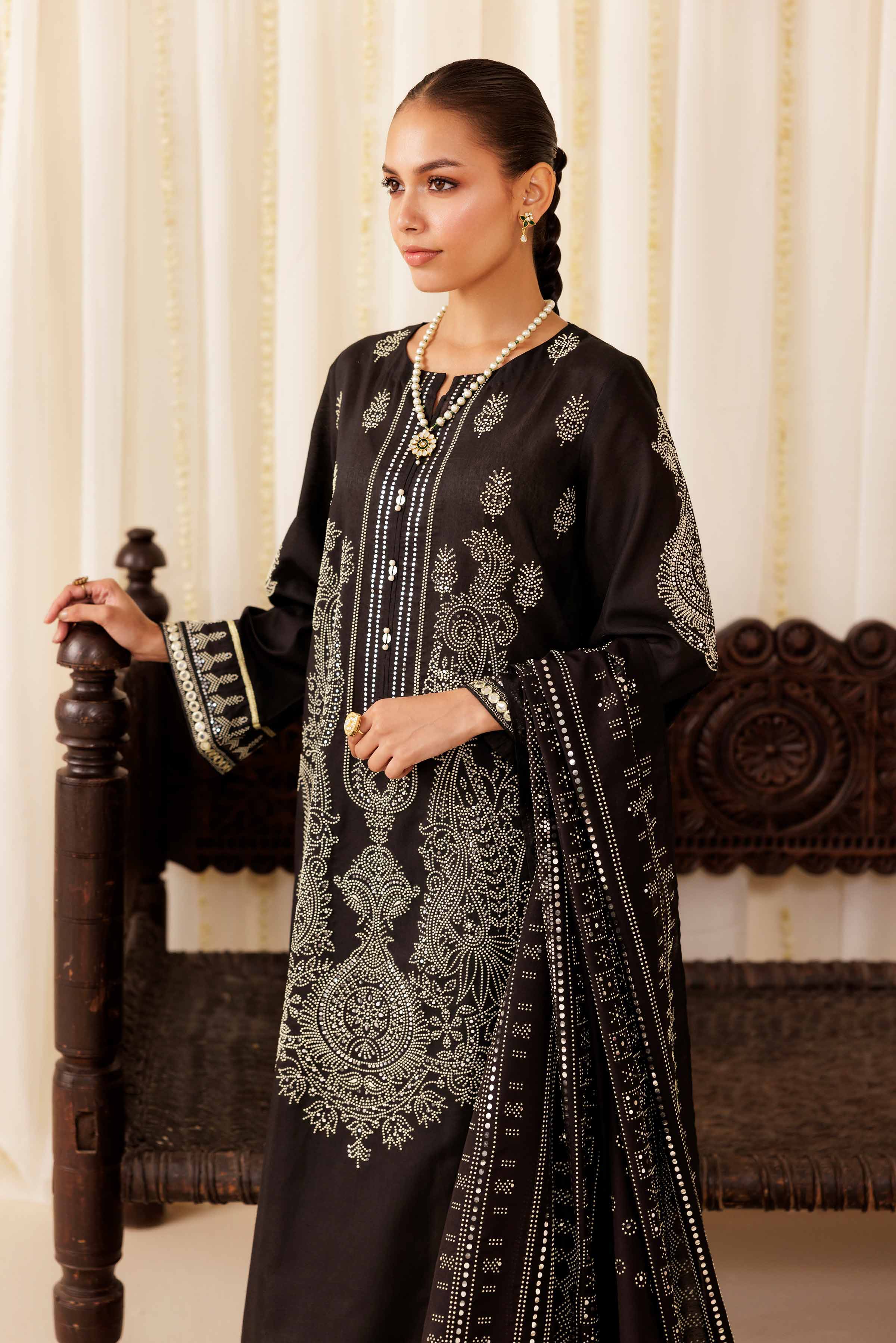 3 Piece - Basic Suit - PFE25-52 - for Women - Pret Collection | Nishat | Shop Online