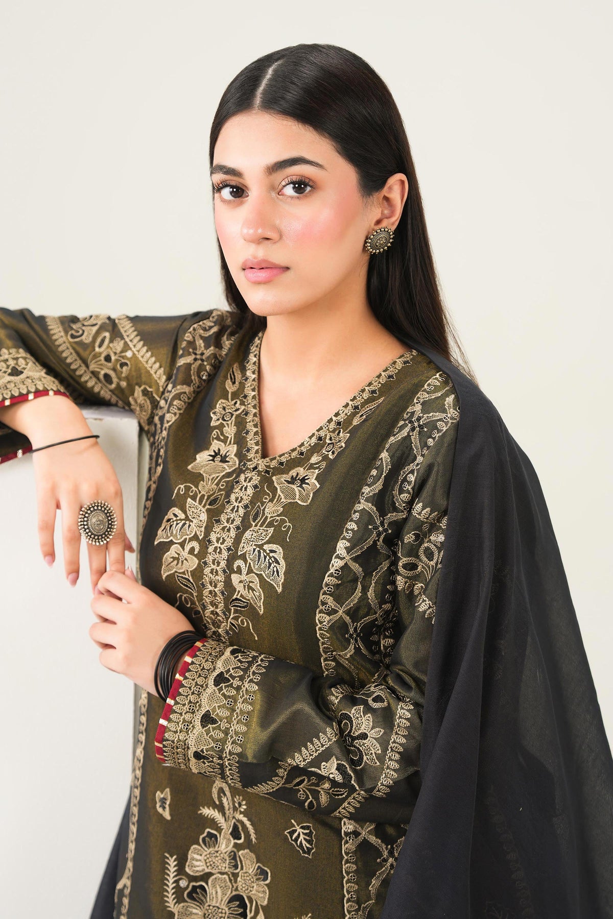 3 Piece - Embroidered Suit - PFE26-42 for Women -  Pret Collection | Nishat | Shop Online