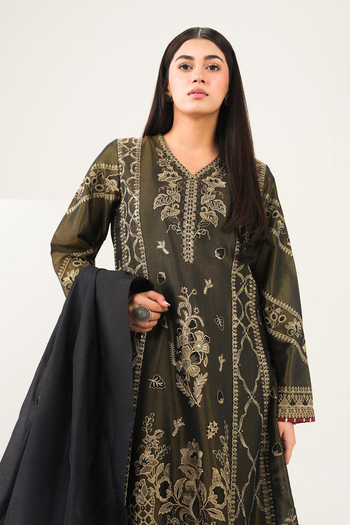 3 Piece - Embroidered Suit - PFE26-42 for Women -  Pret Collection | Nishat | Shop Online