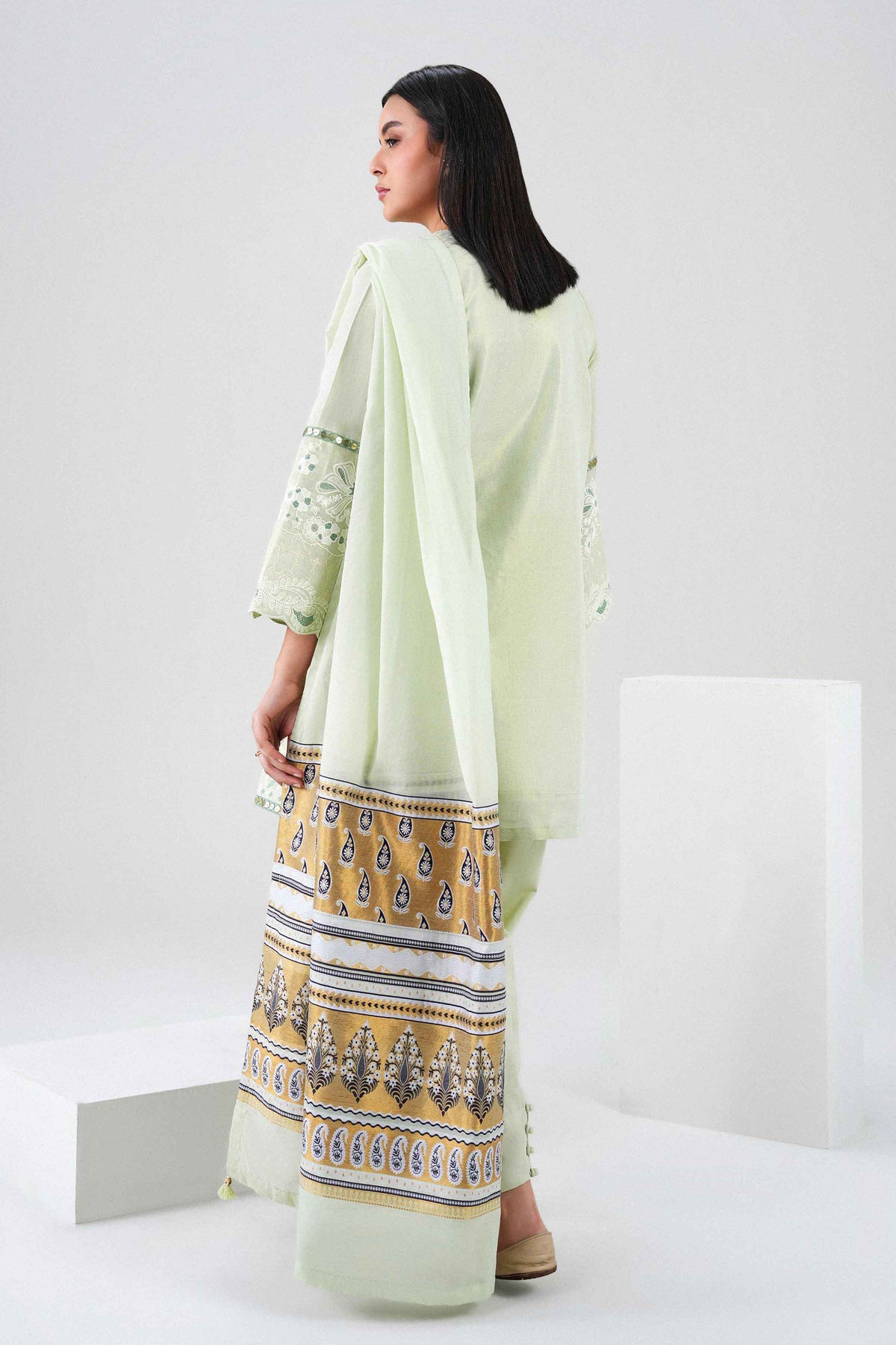 3 Piece - Embroidered Suit - PFE26-43  for Women - Pret Collection | Nishat | Shop Online