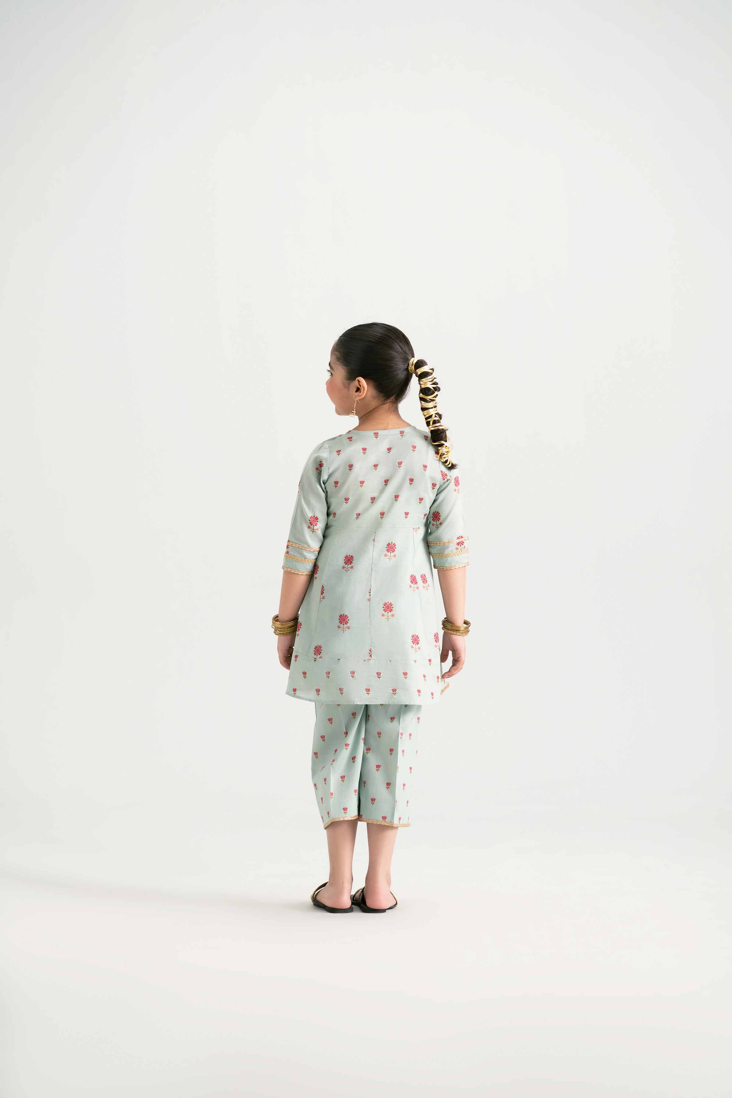 2 Piece - Embroidered Suit - PMD25-08 D