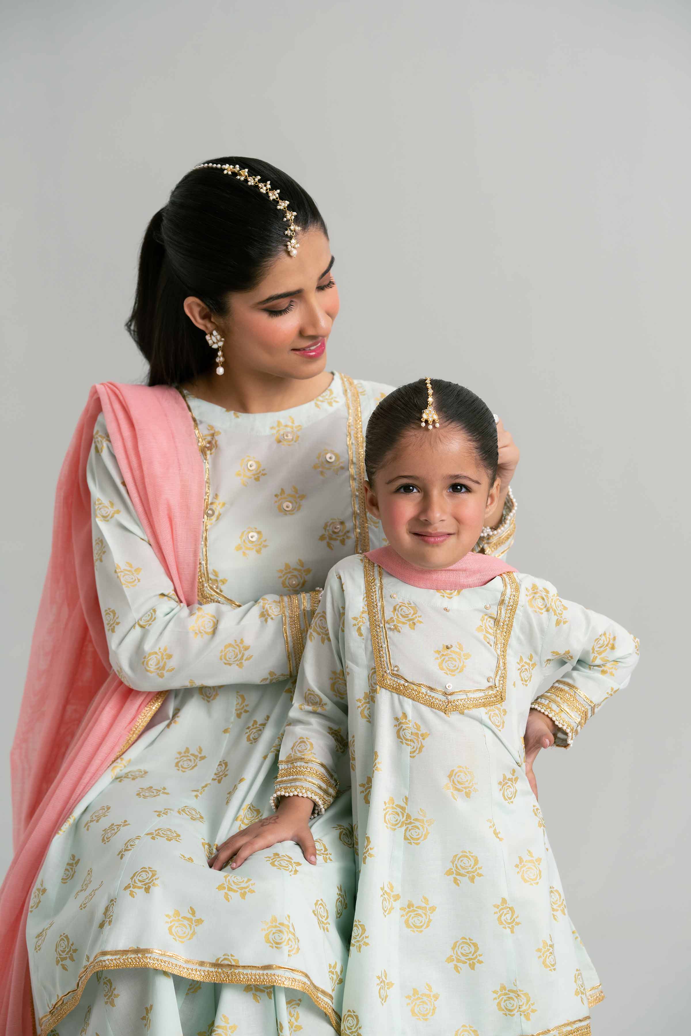 3 Piece - Printed Suit - PMD25-10 D