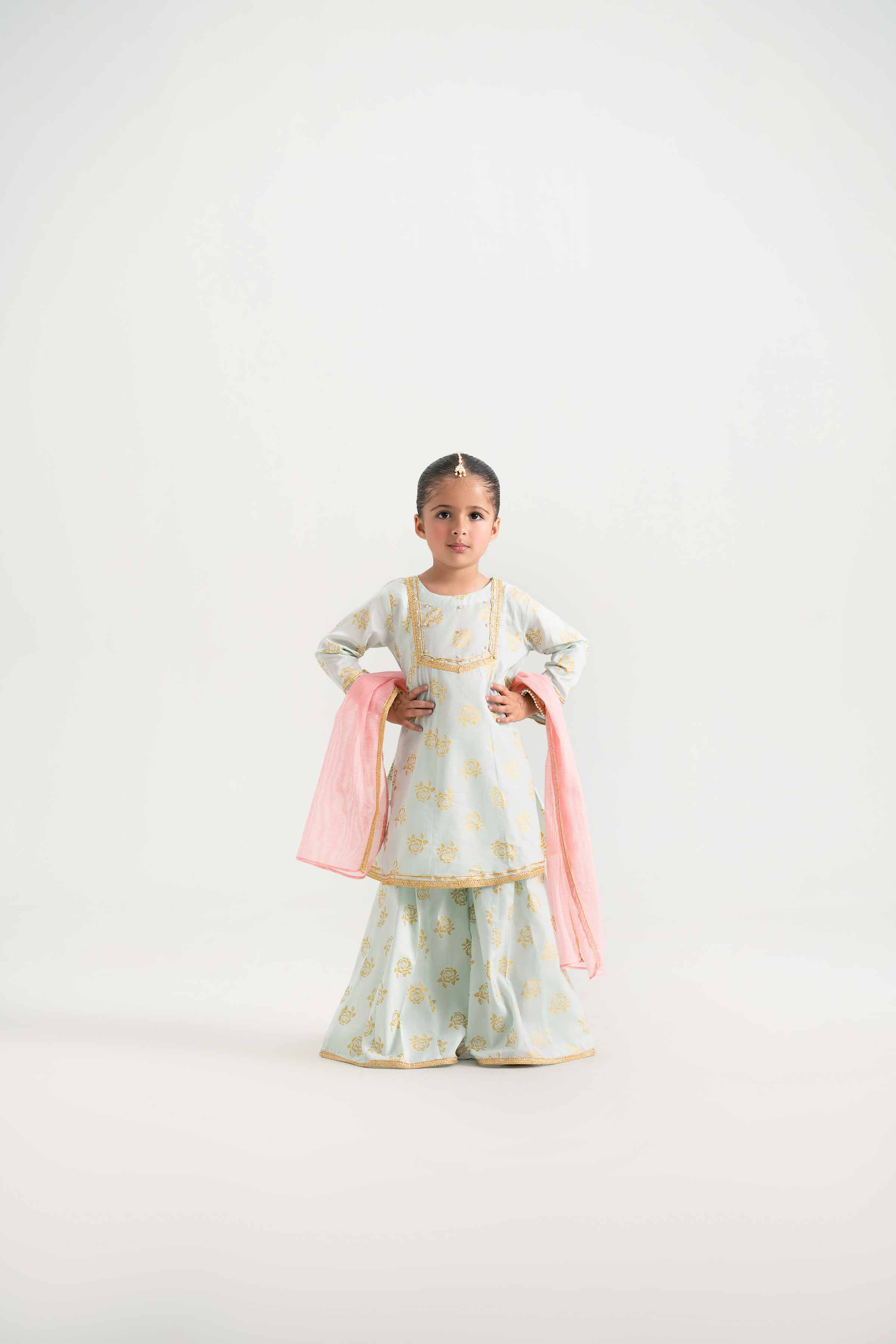 3 Piece - Printed Suit - PMD25-10 D