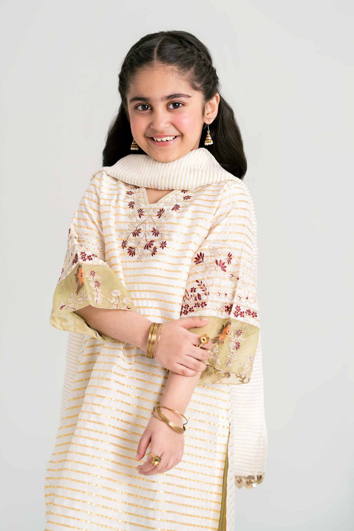 3 Piece - Embroidered Suit - PMD25-15 D for Women - Pret Collection | Nishat | Shop Online