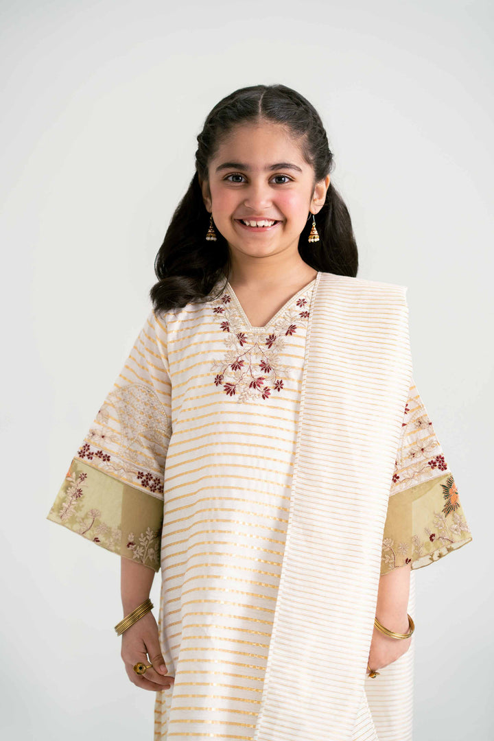 3 Piece - Embroidered Suit - PMD25-15 D for Women - Pret Collection | Nishat | Shop Online