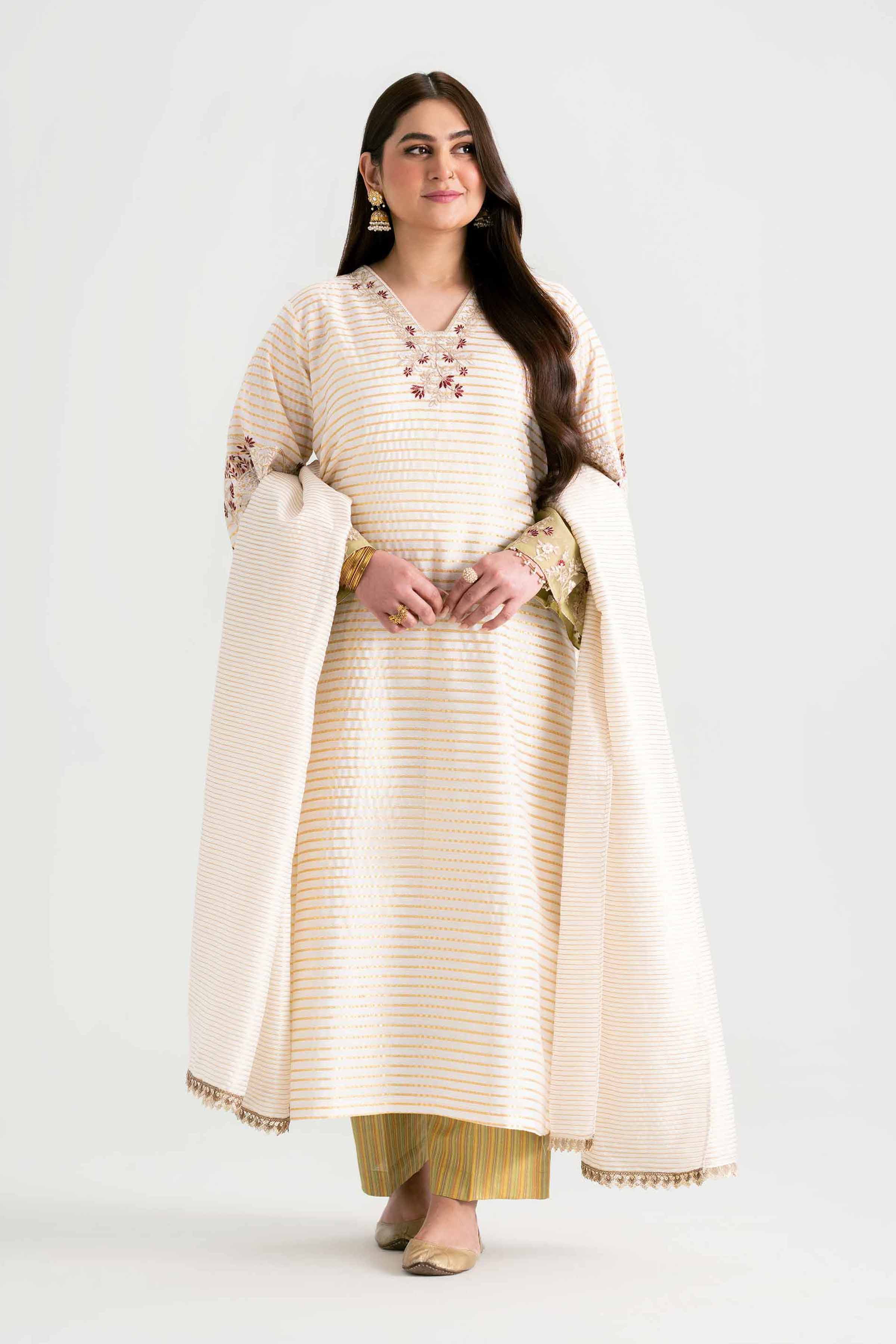 3 Piece - Embroidered Suit - PMD25-15 M for Women - Pret Collection | Nishat | Shop Online