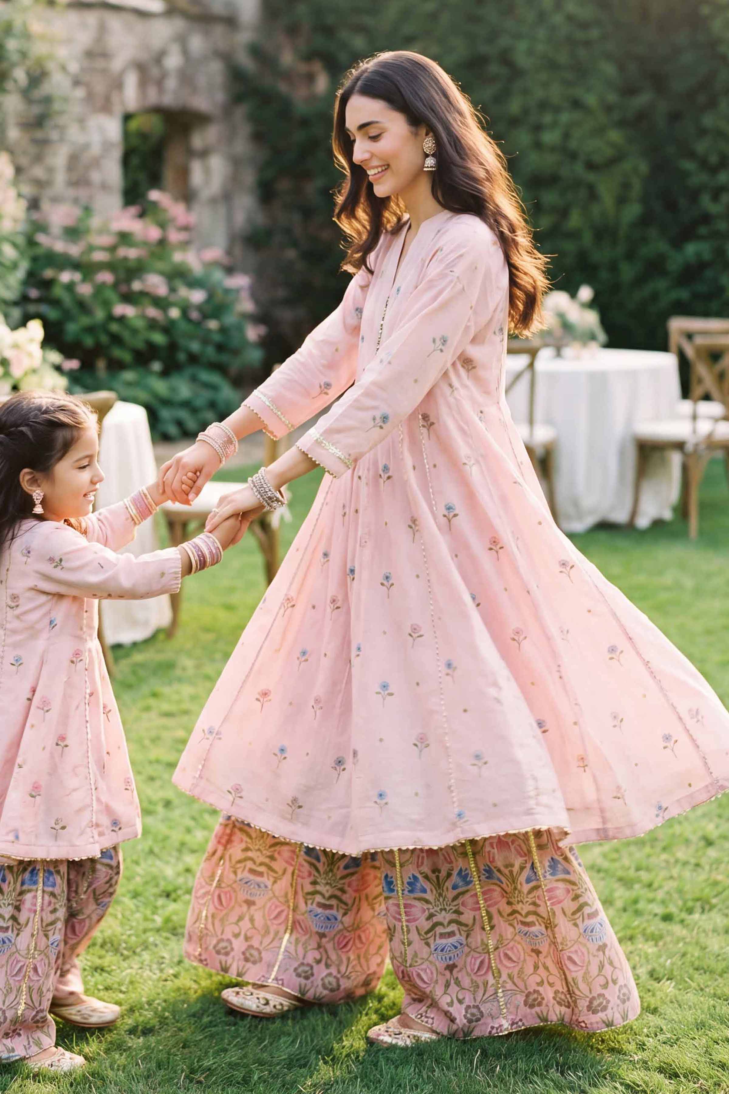 2 Piece - Printed Suit - PMD26-08 D