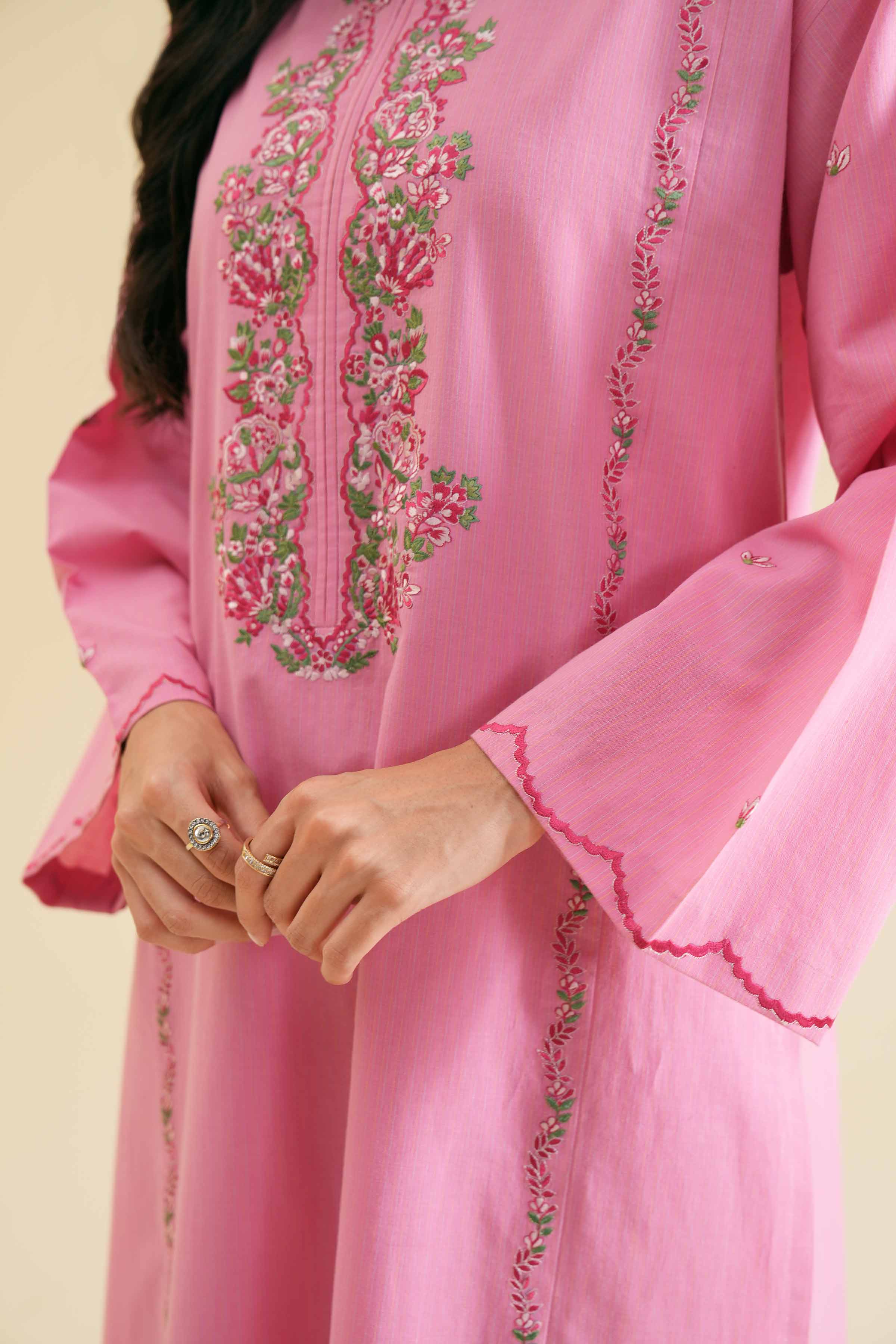 2 Piece - Embroidered Suit - PS24-107