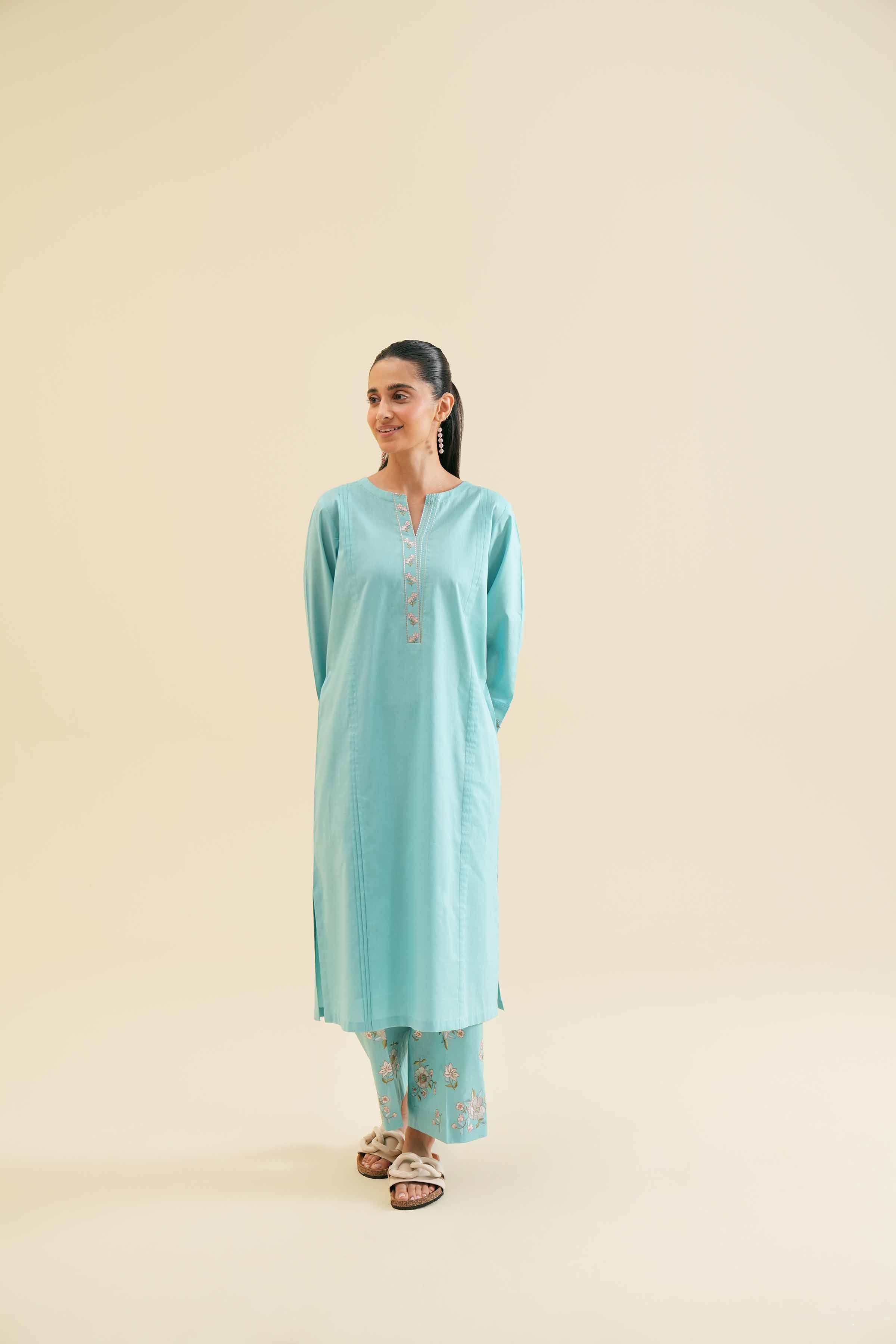 2 Piece - Embroidered Suit - PS24-111