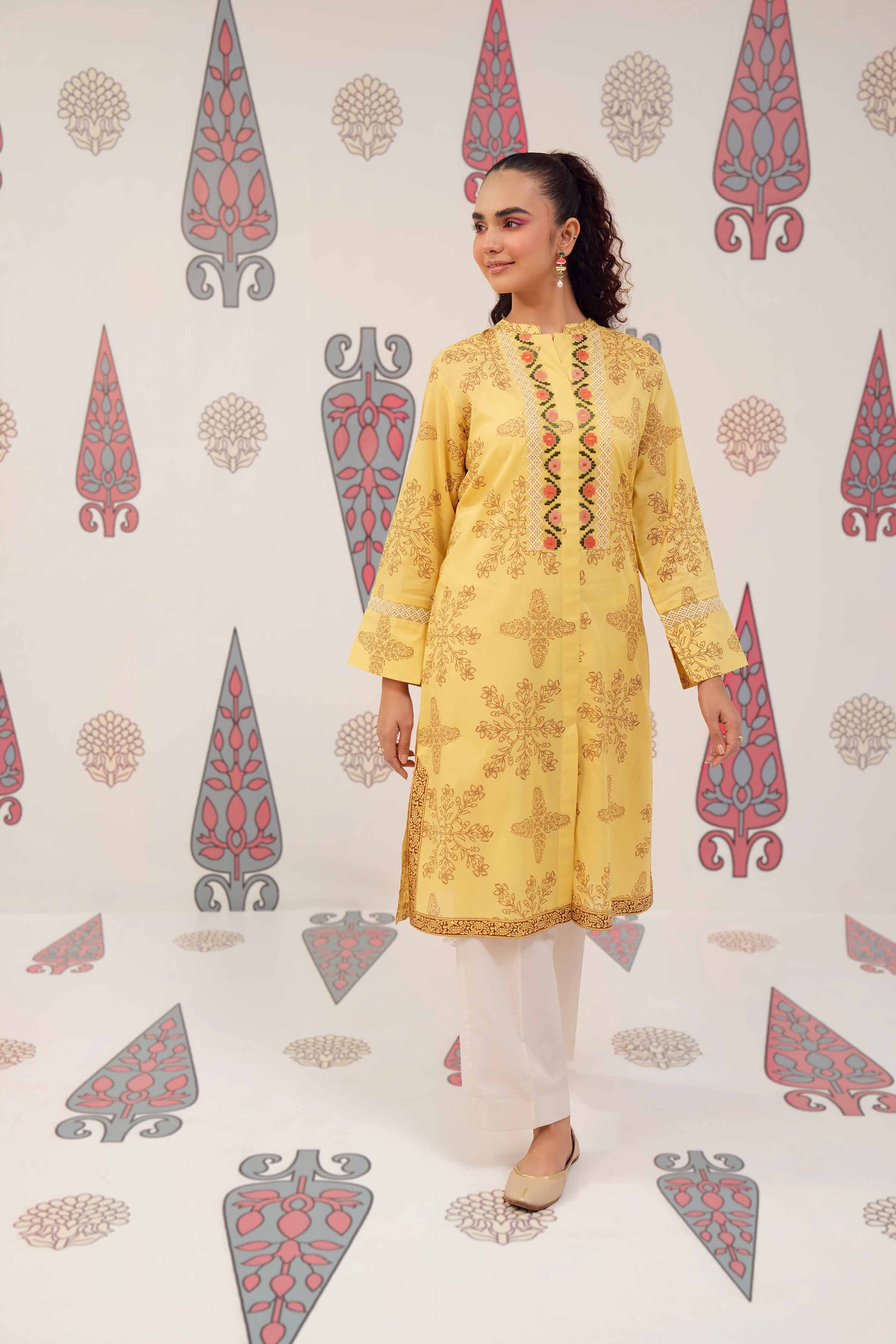 Printed Embroidered Shirt - PS24-148
