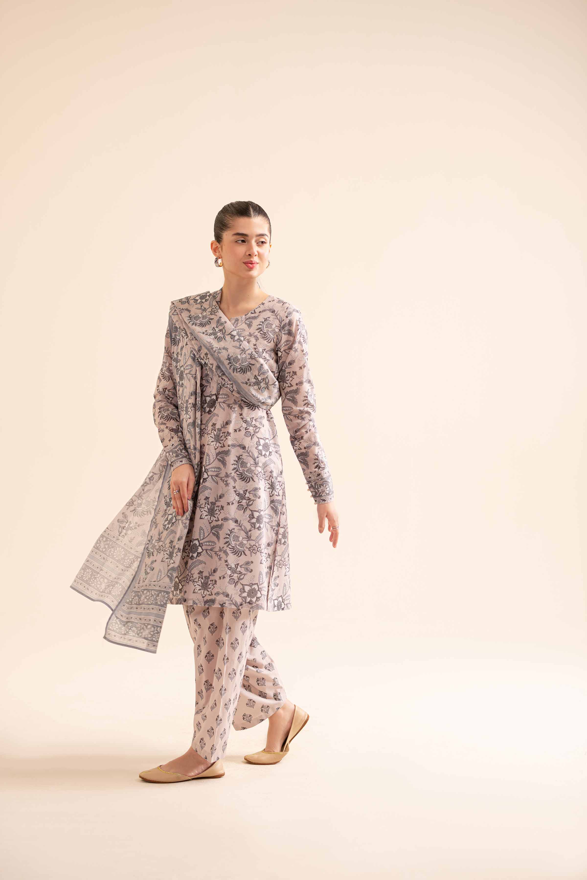 3 Piece - Printed Suit - PS24-254