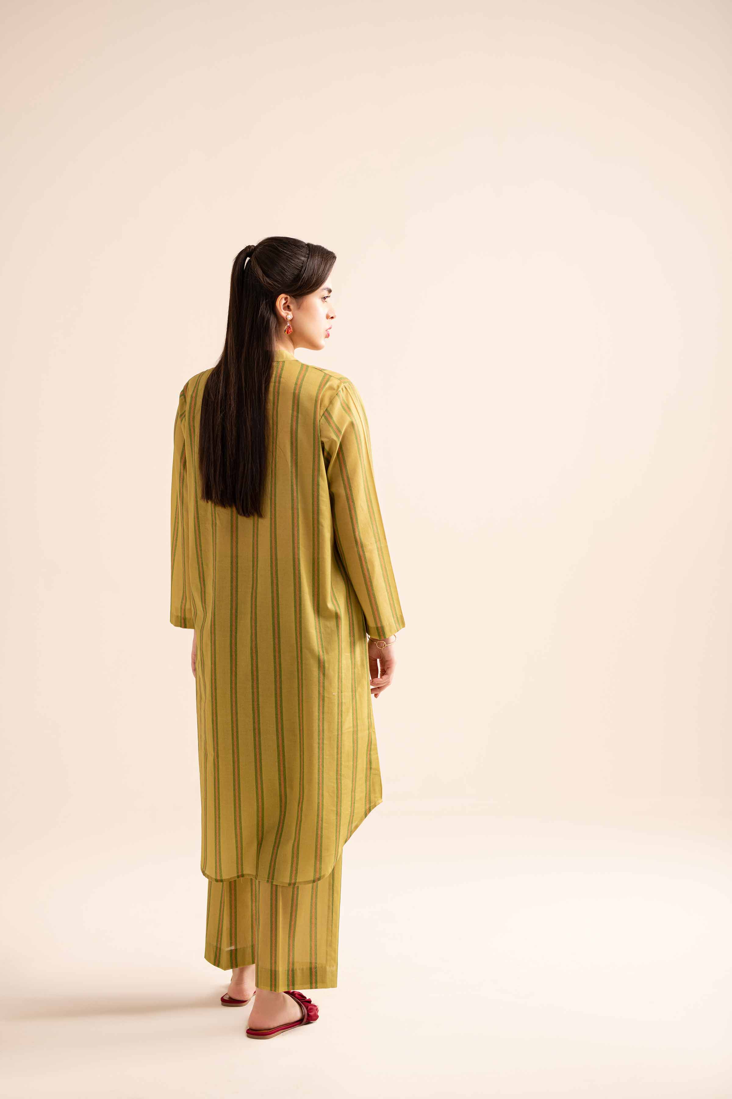 2 Piece - Printed Embroidered Suit - PS24-275