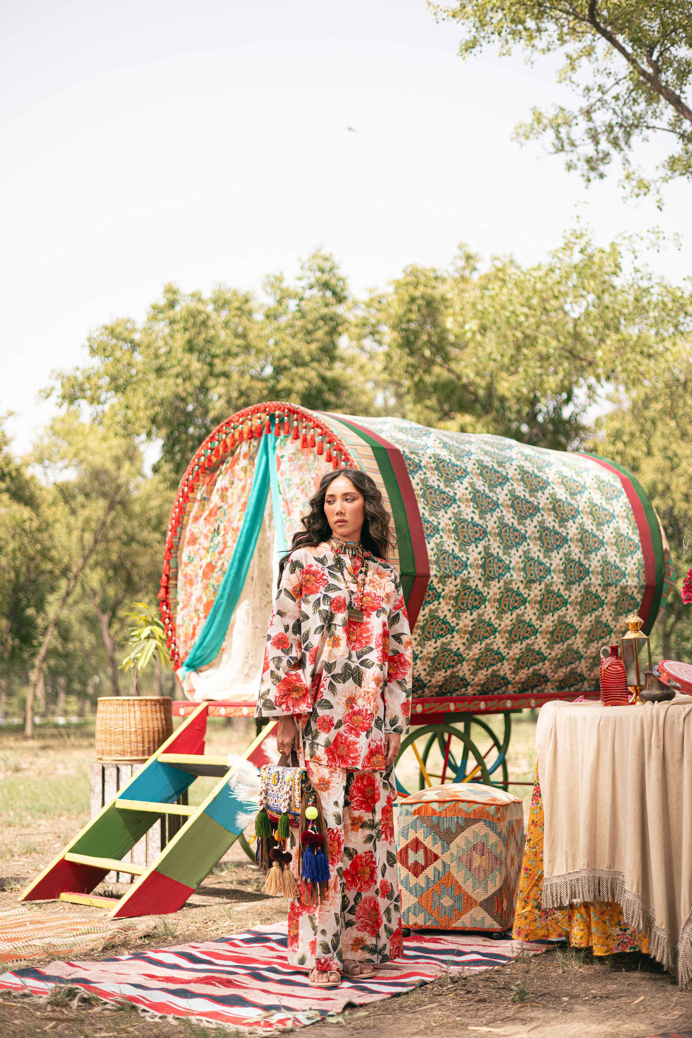2 Piece - Printed Suit - PS24-299