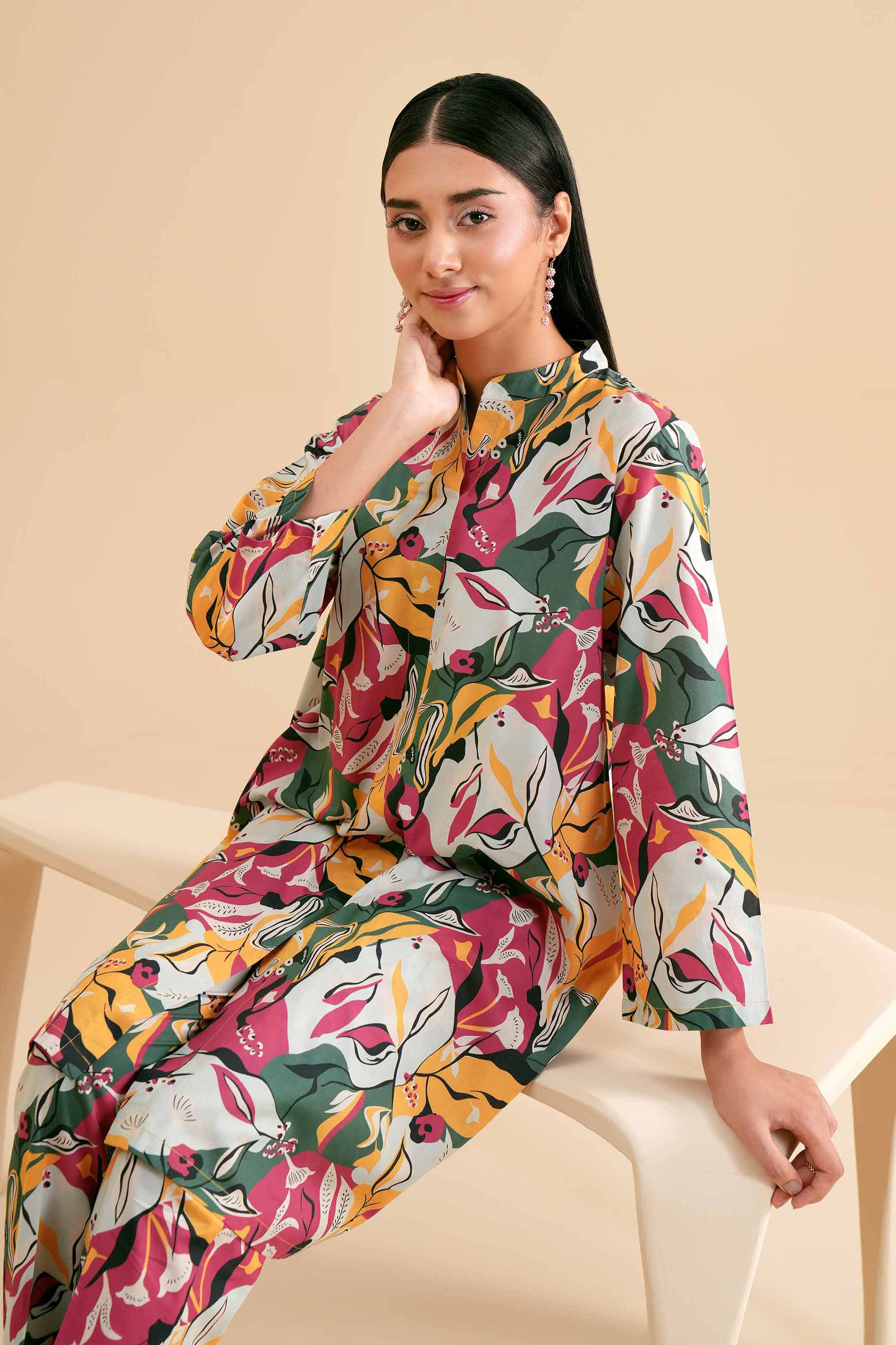 2 Piece - Printed Suit - PS24-301