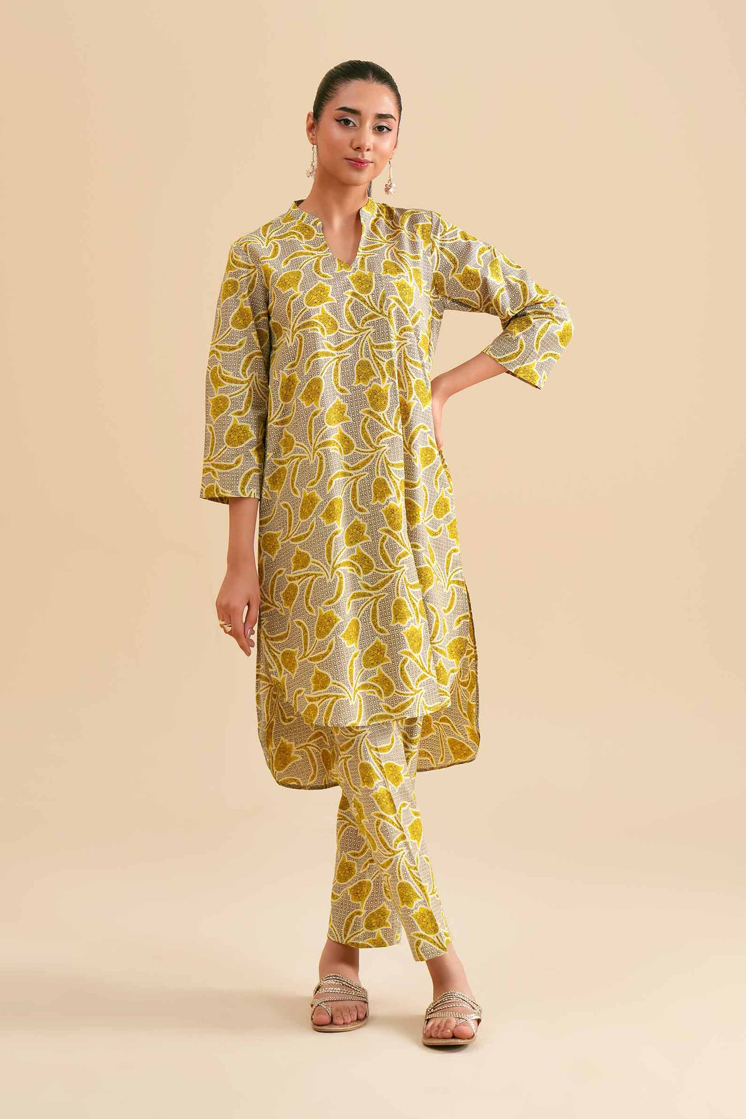 2 Piece - Printed Suit - PS24-312