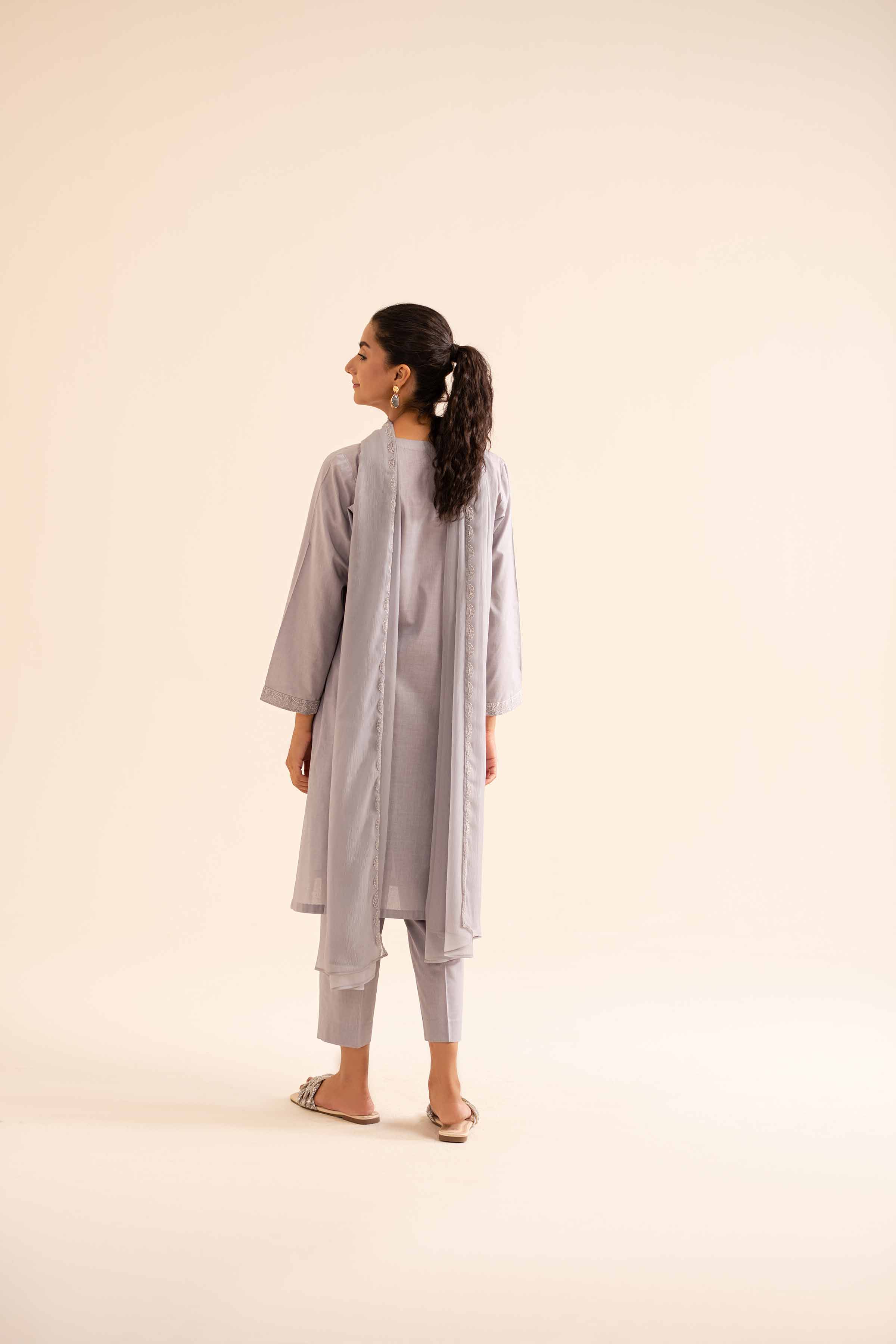 3 Piece - Embroidered Suit - PS24-322