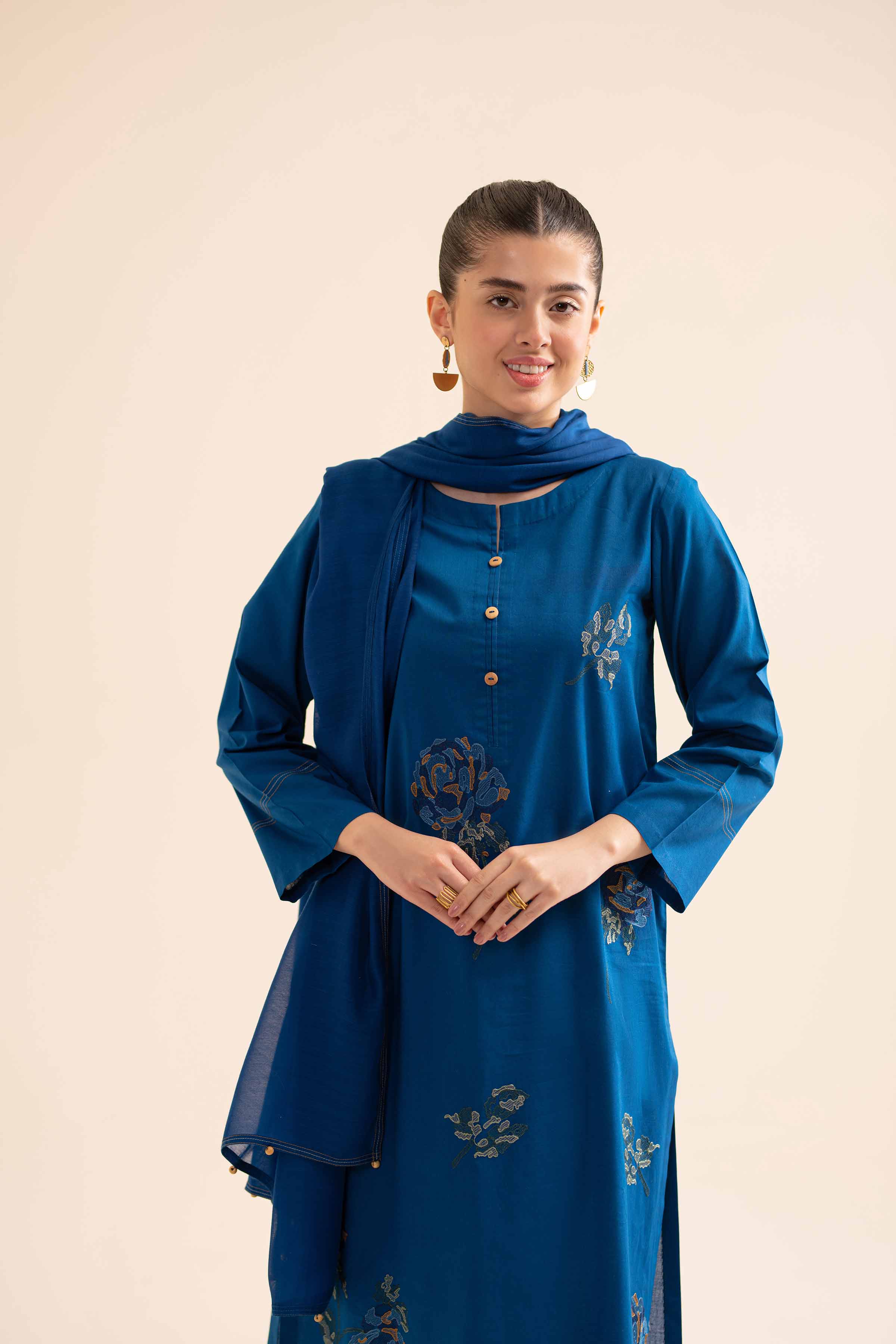 2 Piece - Embroidered Suit - PS24-323