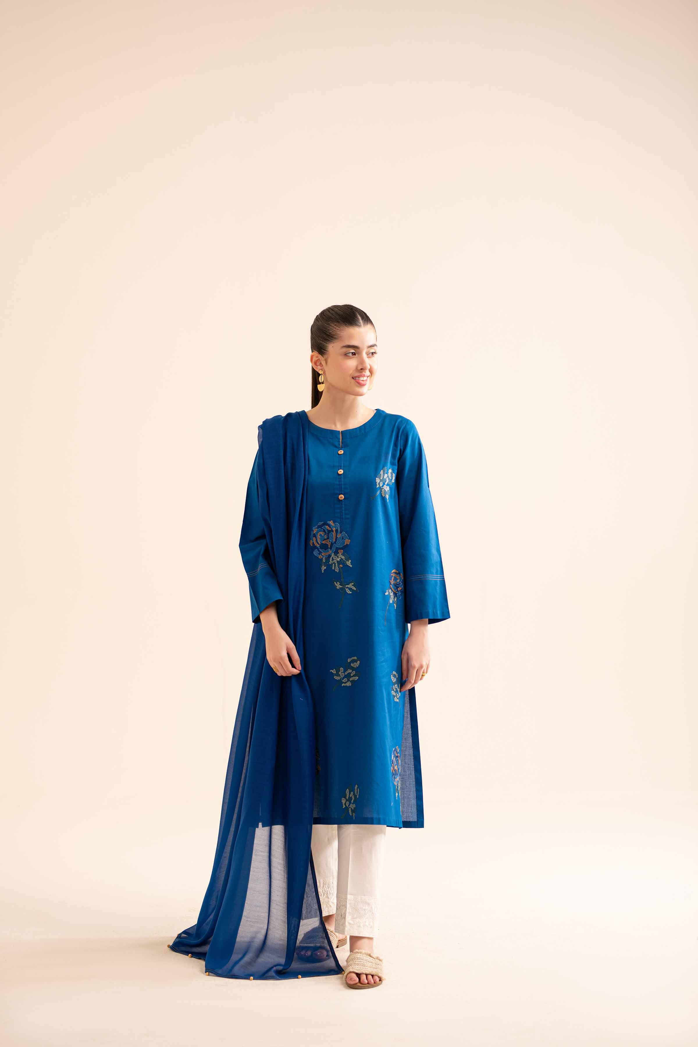 2 Piece - Embroidered Suit - PS24-323