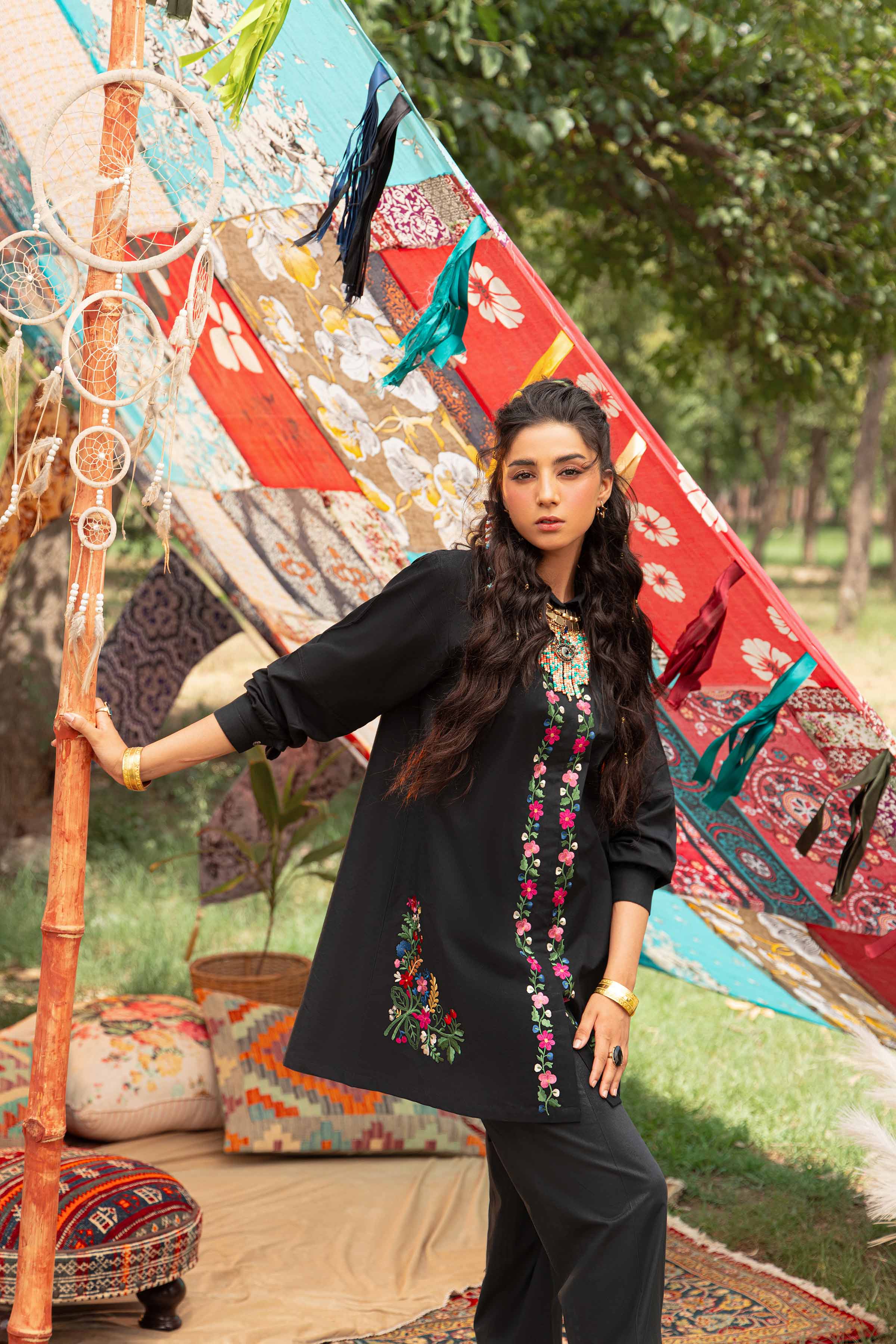 Embroidered Tunic - PS24-324 Embroidered Tunic - PS24-324