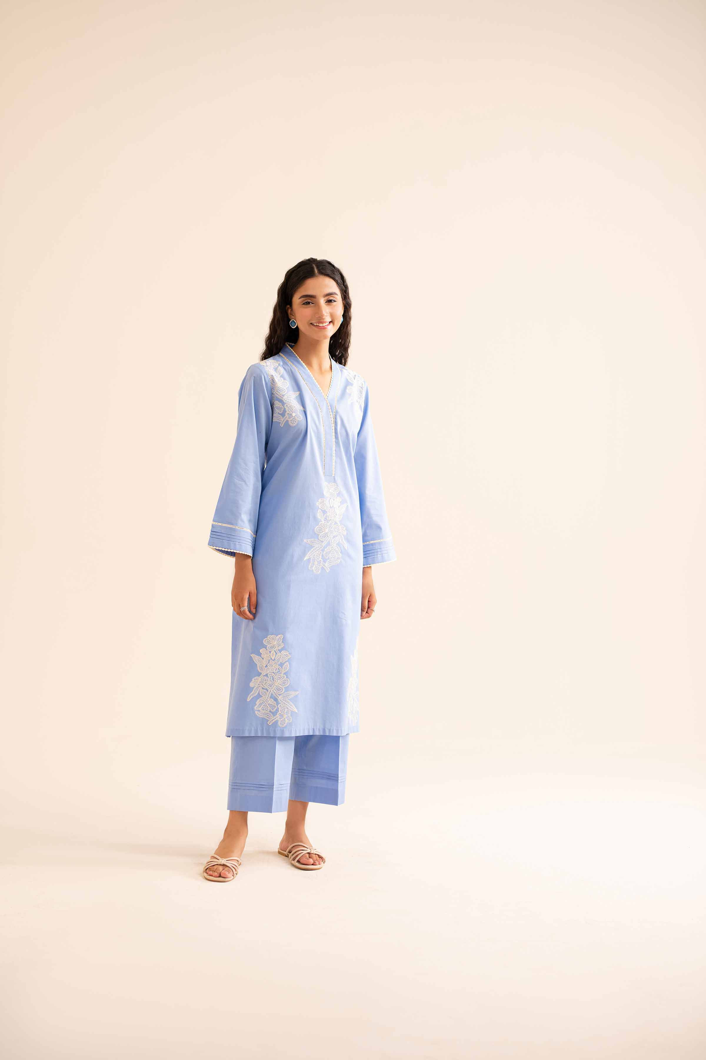 2 Piece - Embroidered Suit - PS24-341