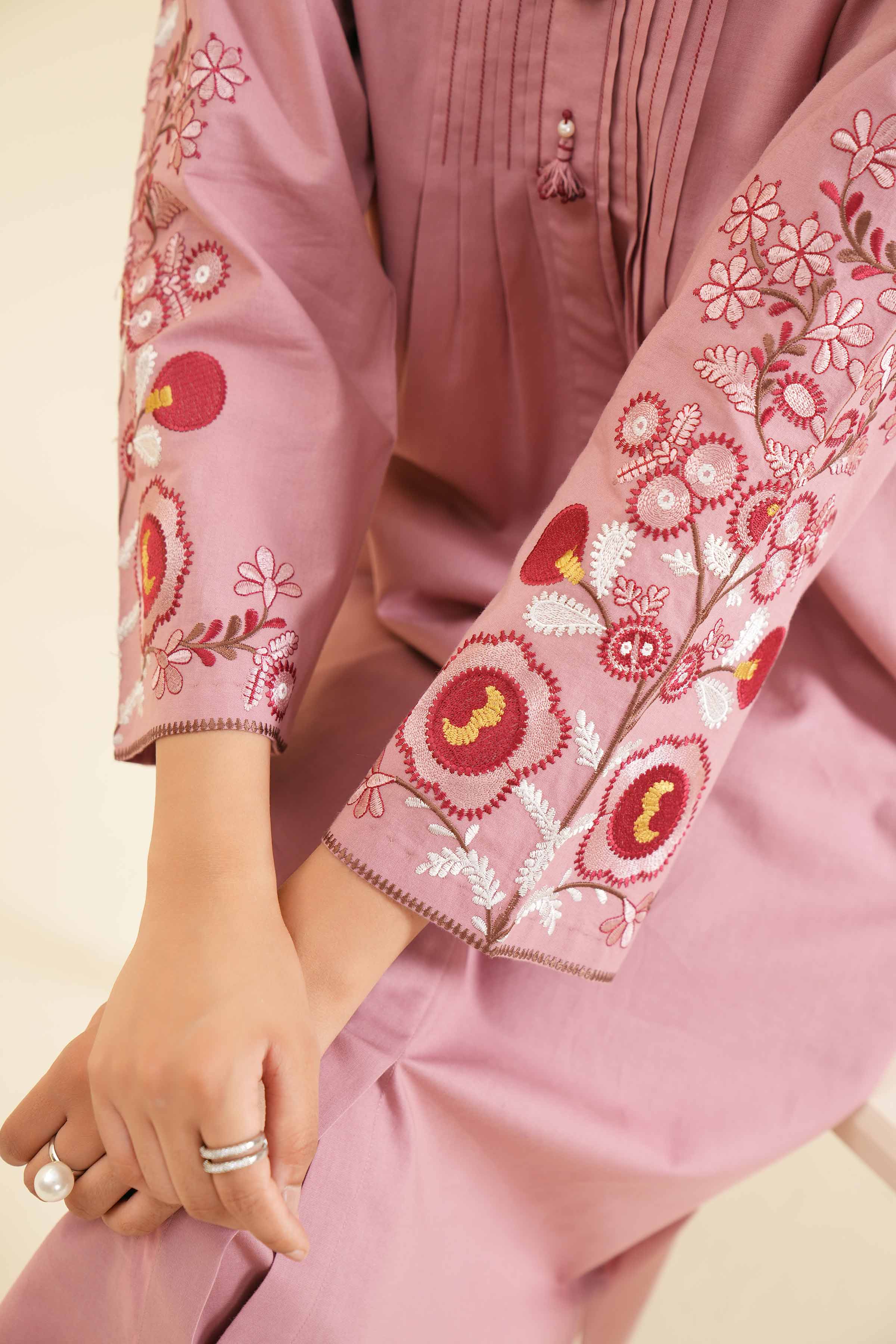 2 Piece - Embroidered Suit - PS24-342
