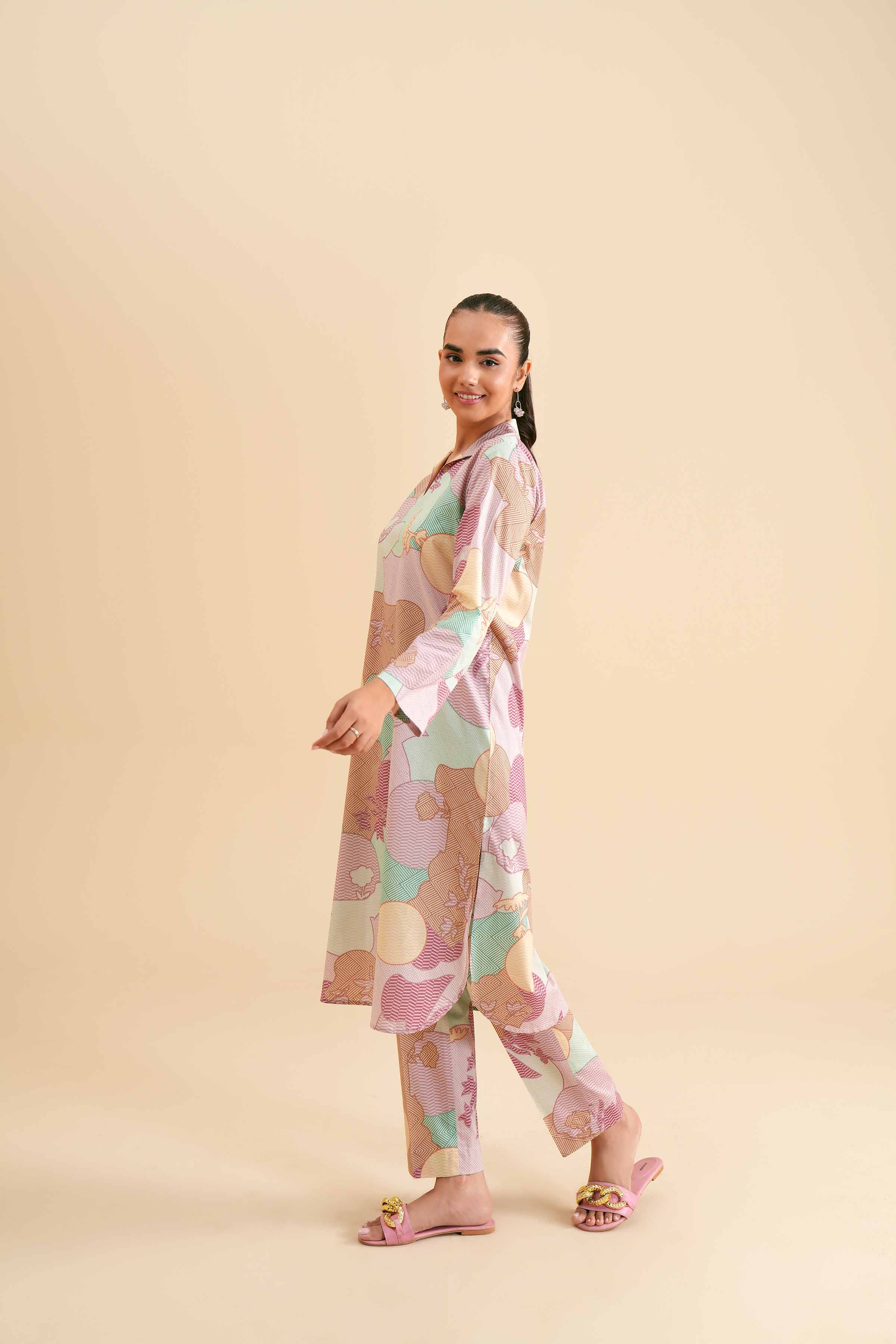 2 Piece - Printed Suit - PS24-346