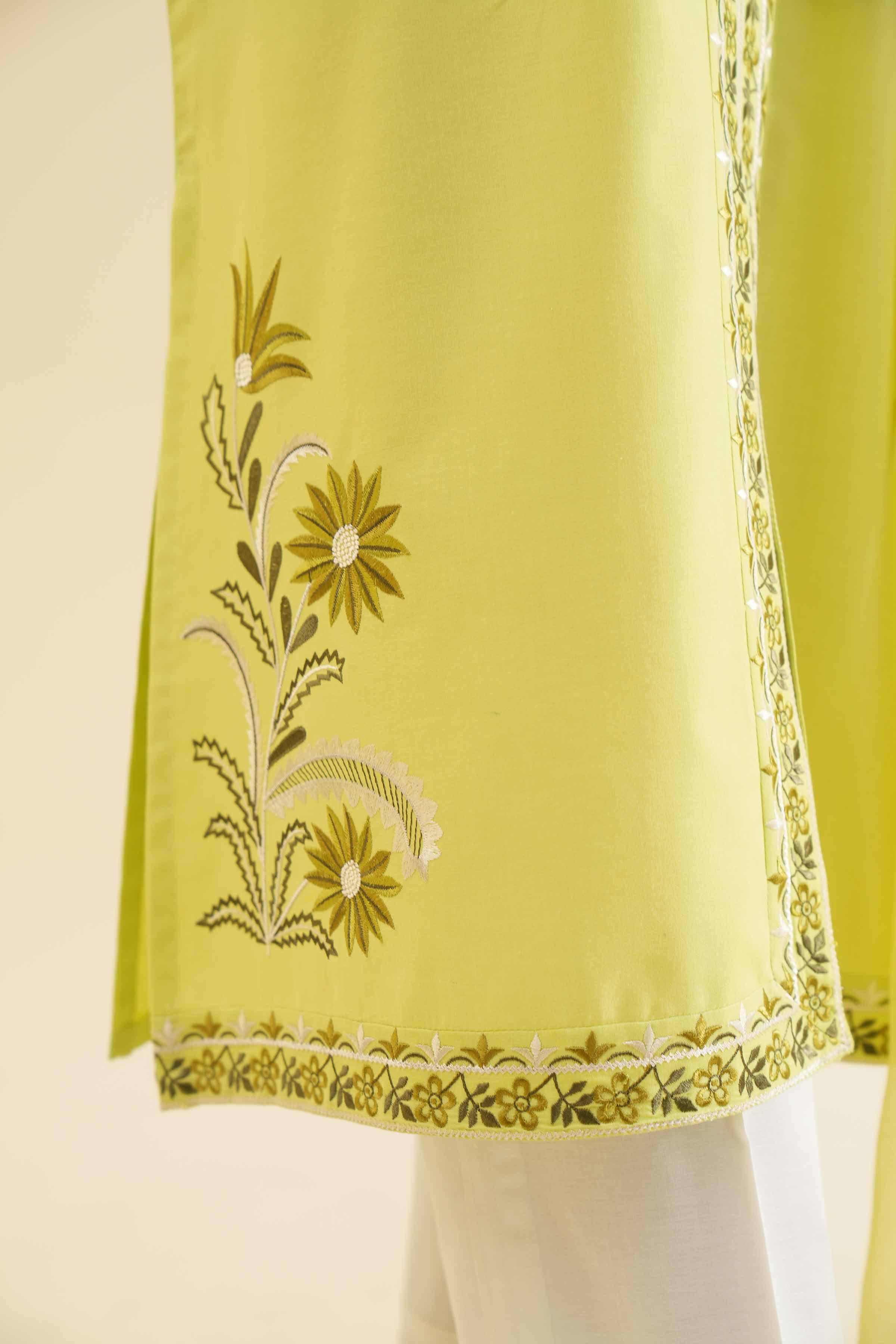 2 Piece - Embroidered Suit - PS24-347