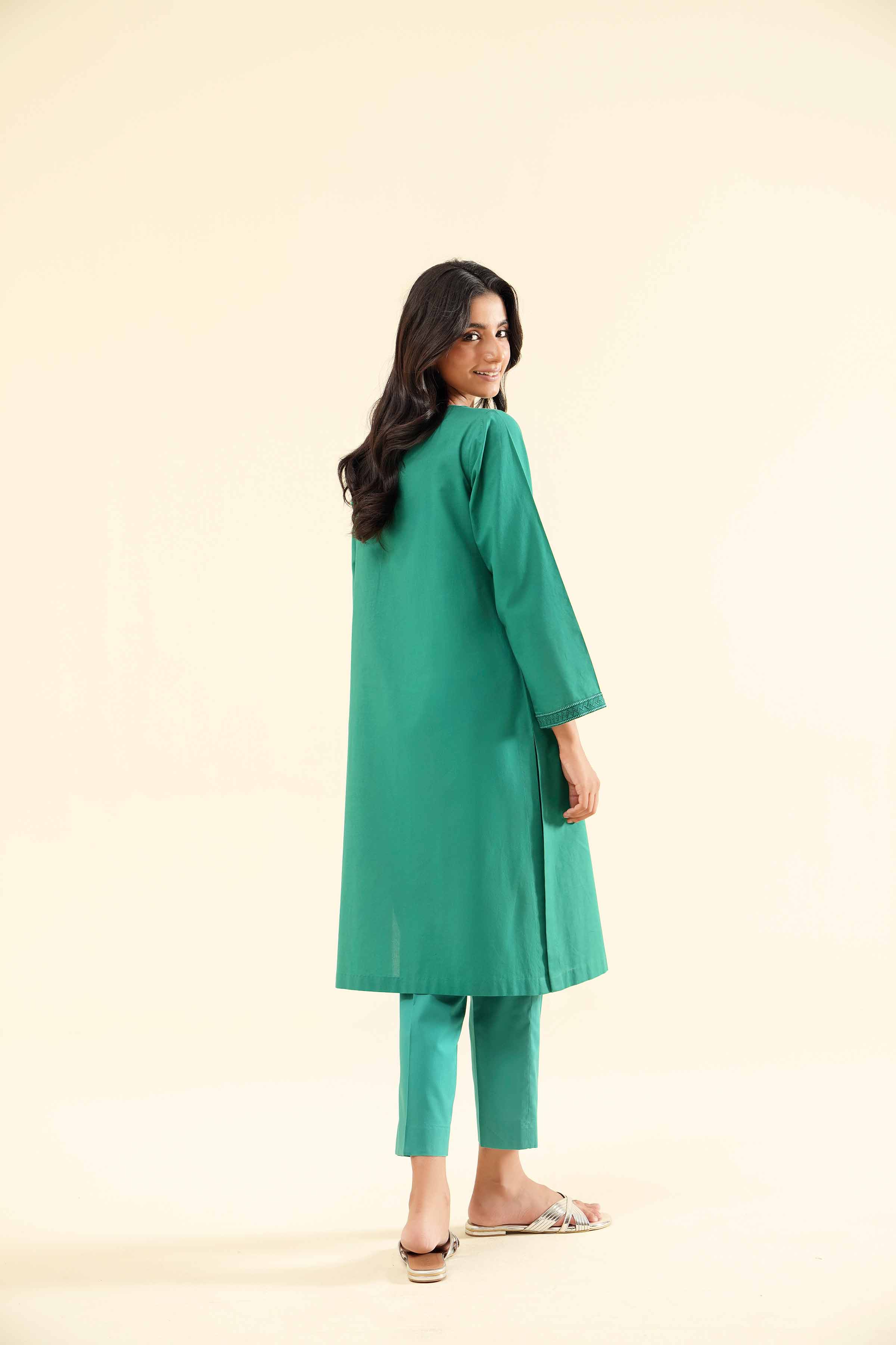 2-Piece - Embroidered Suit  - PS24-353