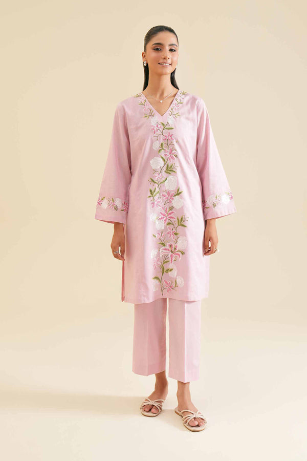 2 Piece - Embroidered Suit - PS24-39