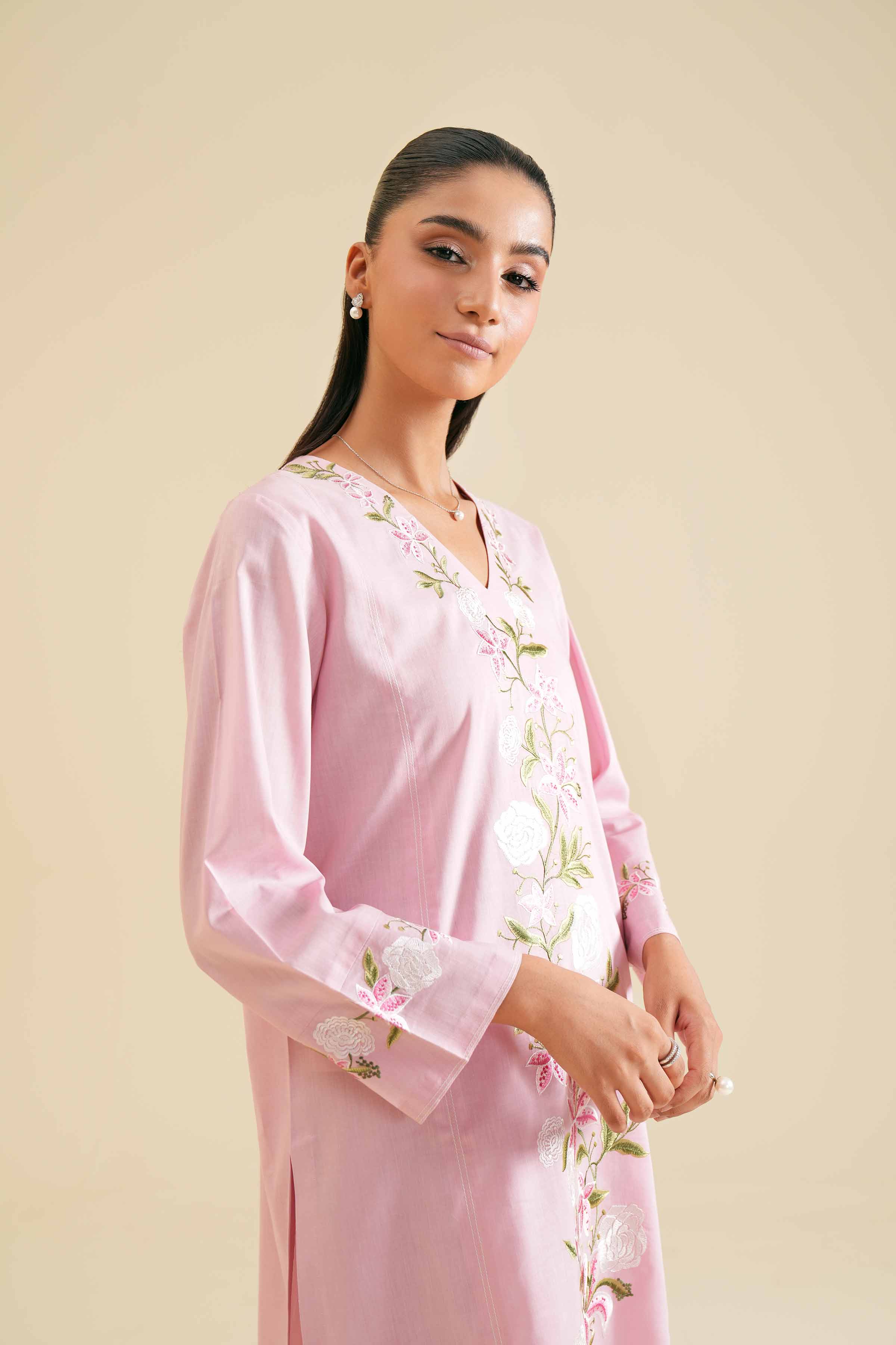 2 Piece - Embroidered Suit - PS24-39