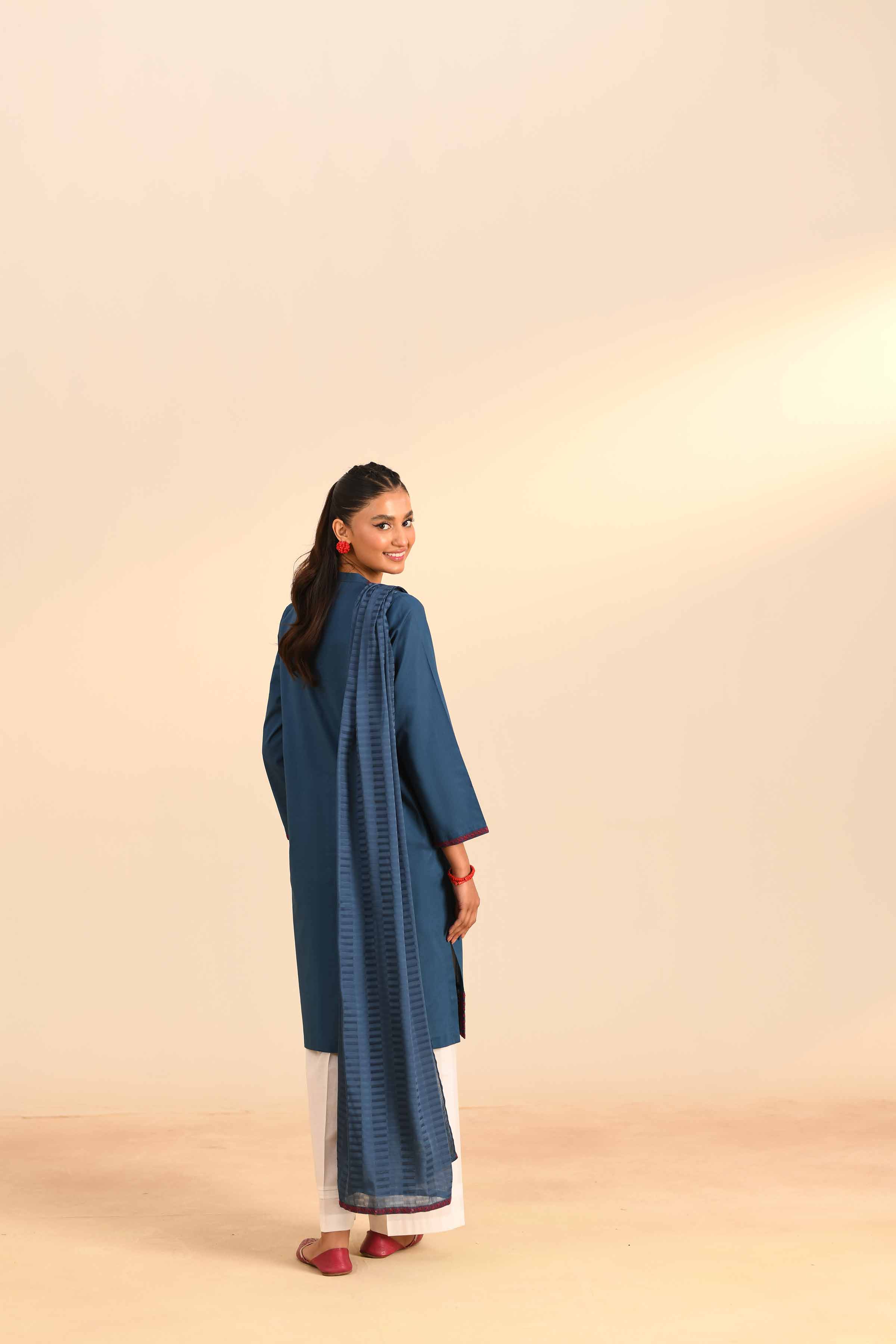 2 Piece - Embroidered Suit - PS24-74