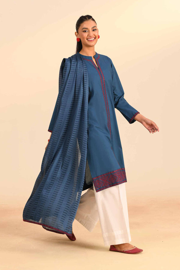 2 Piece - Embroidered Suit - PS24-74
