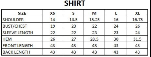 Size Guide