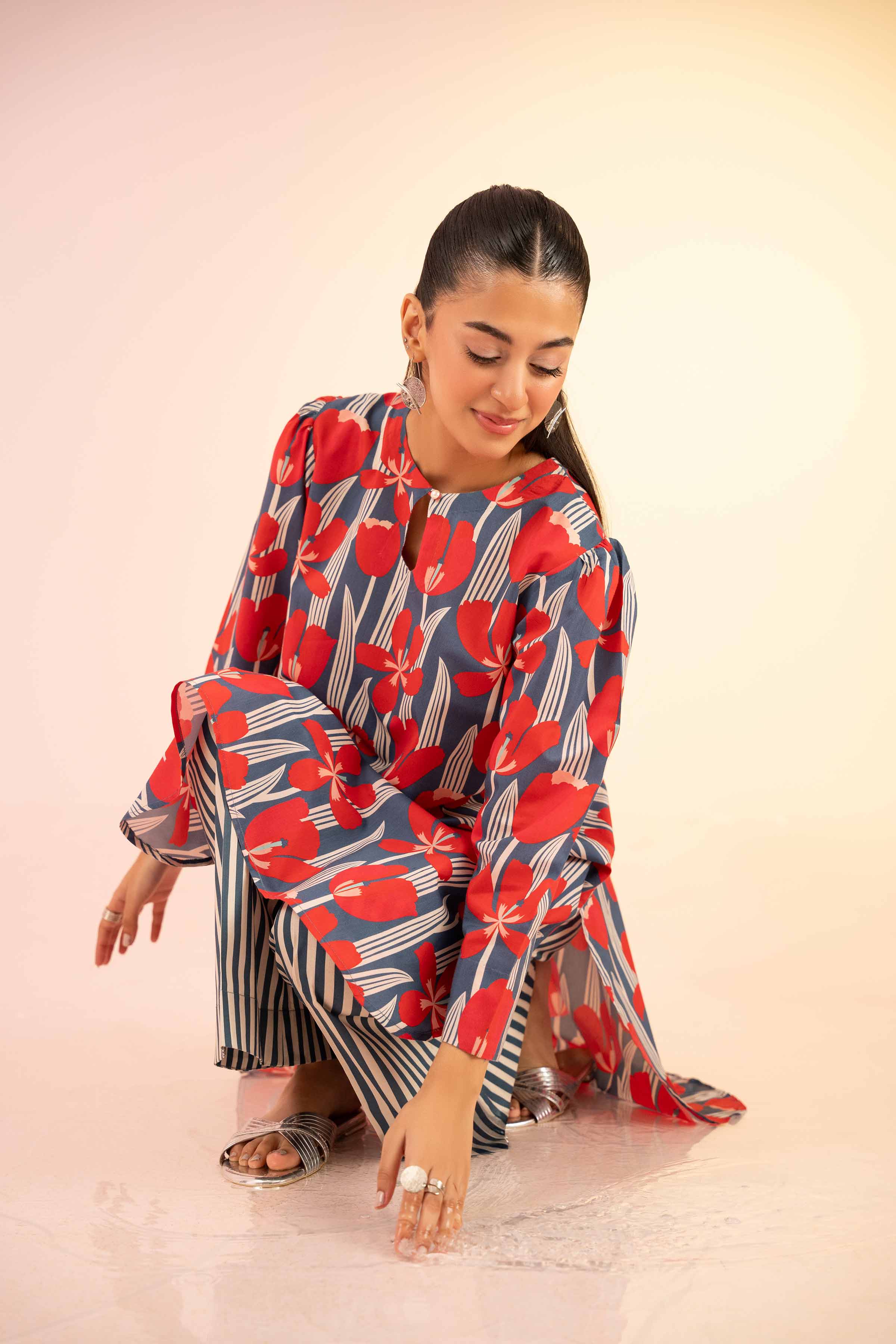 2 Piece - Printed Suit - PS25-11