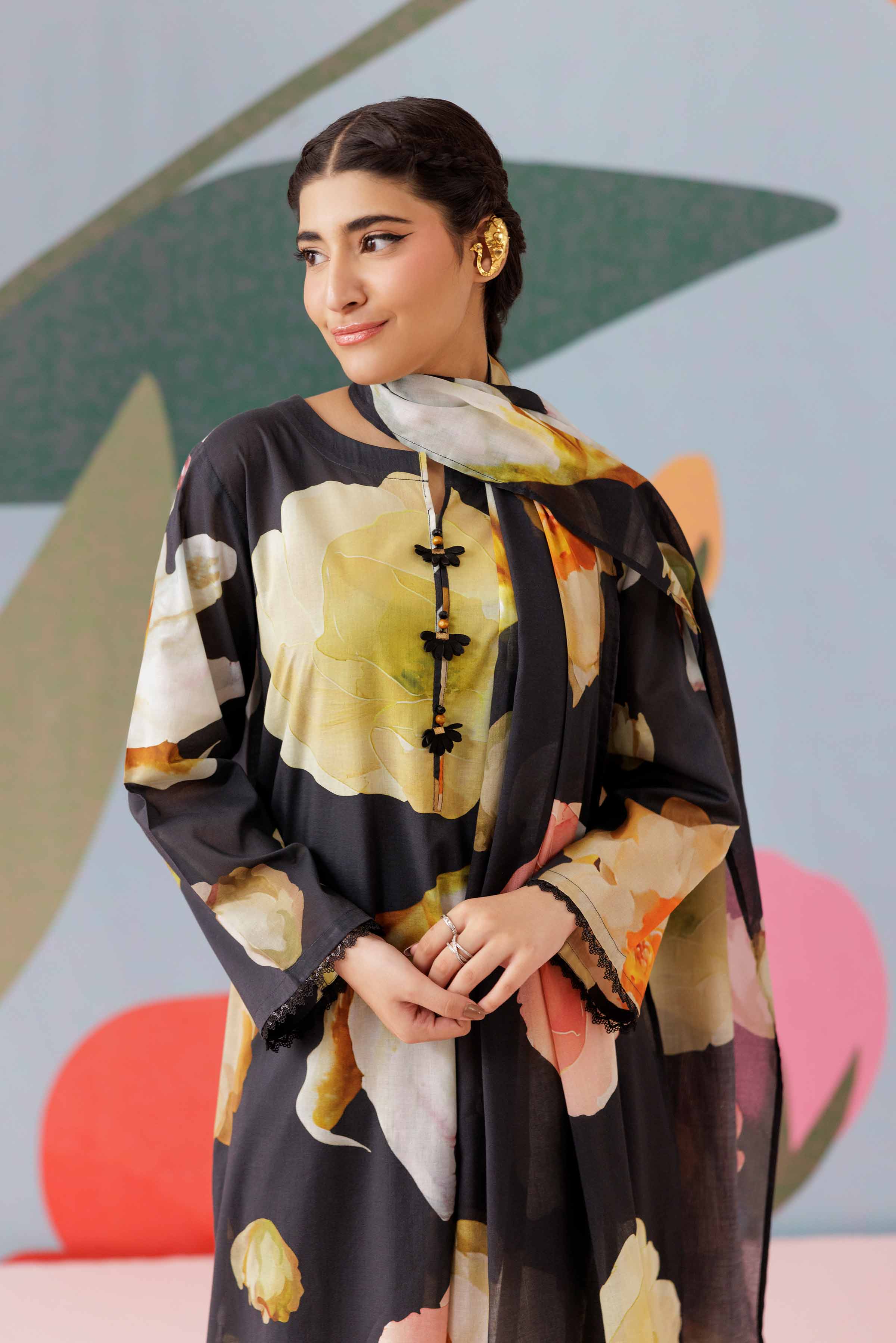 2 Piece - Printed Suit - PS25-112 - for Women - Pret Collection | Nishat | Shop Online