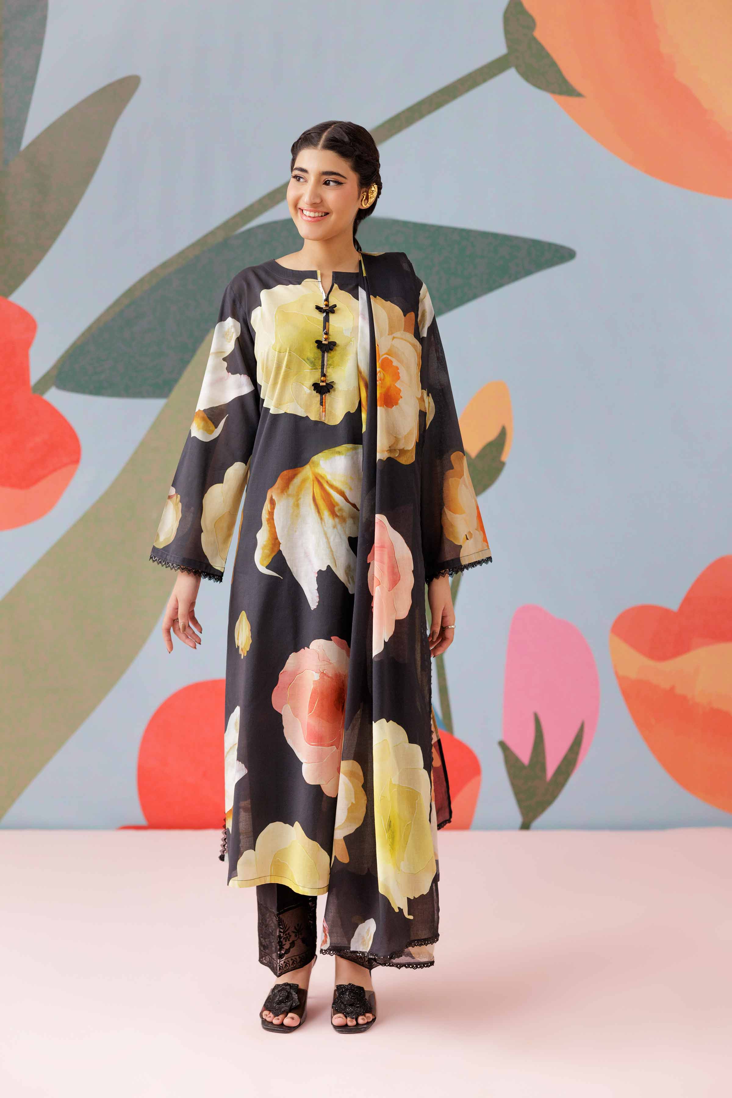 2 Piece - Printed Suit - PS25-112 - for Women - Pret Collection | Nishat | Shop Online