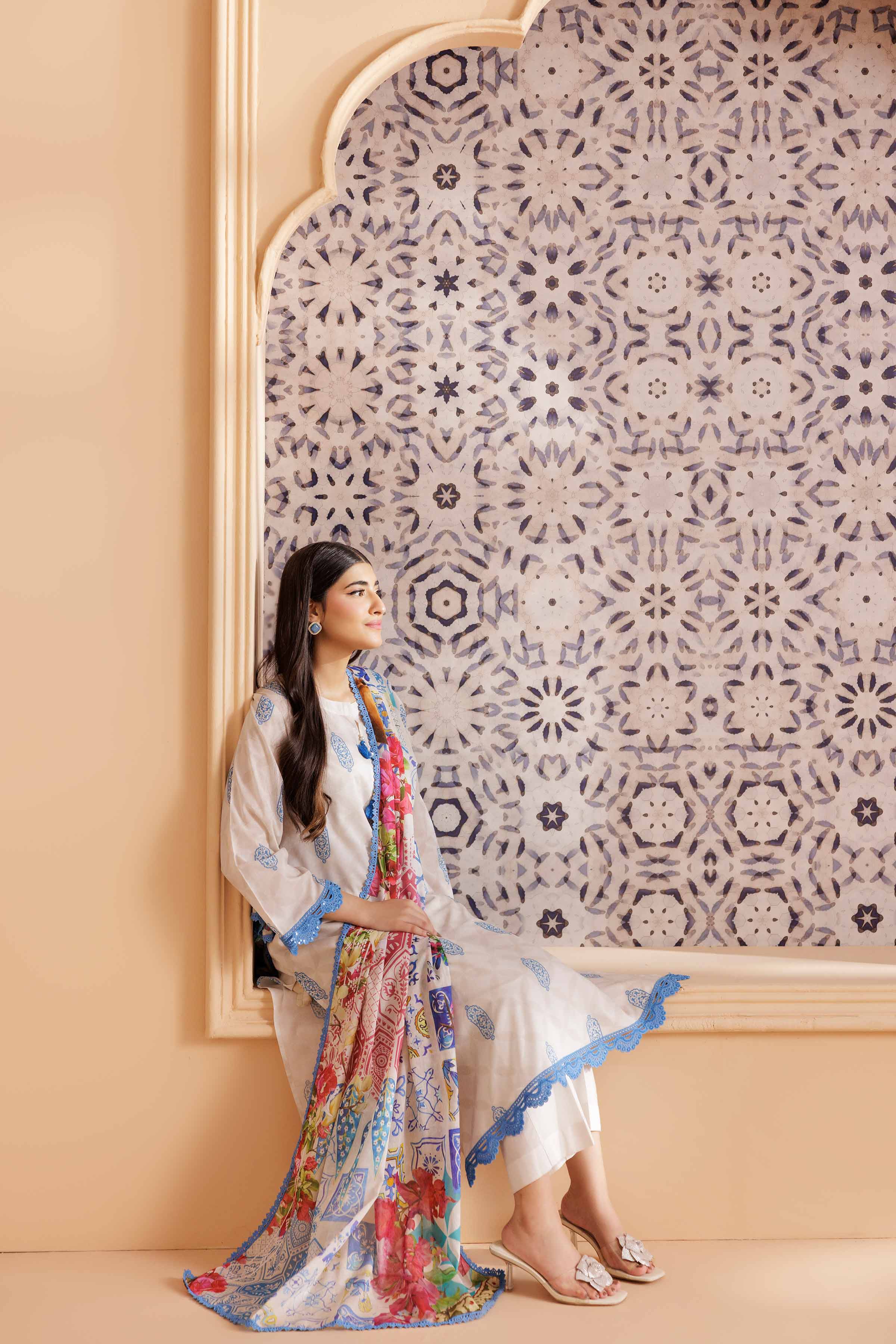 3 Piece - Printed Suit - PS25-117