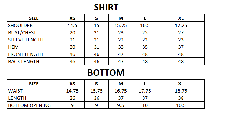 Size Guide