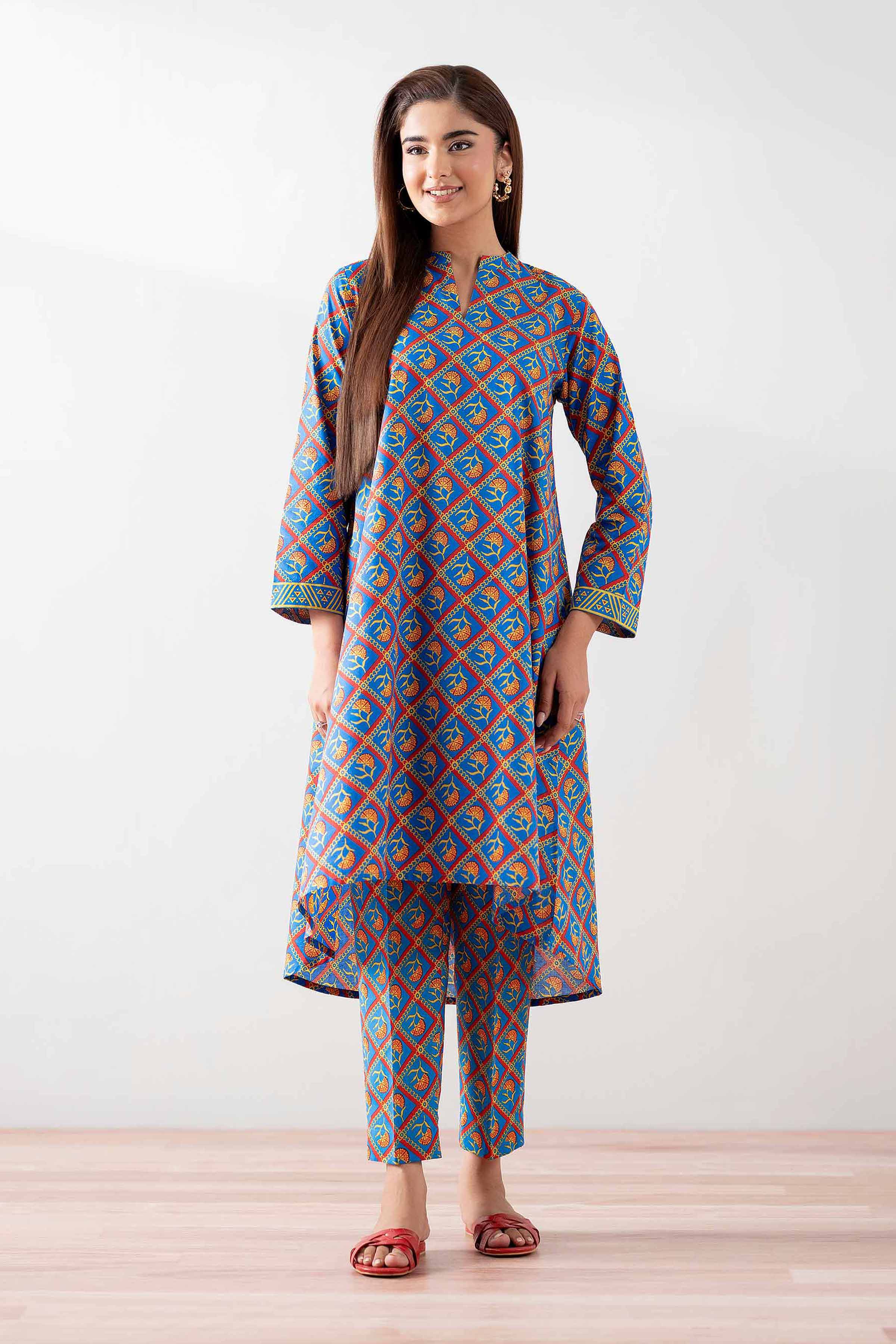 2 Piece - Printed Suit - PS25-141 - for Women - Pret Collection | Nishat | Shop Online